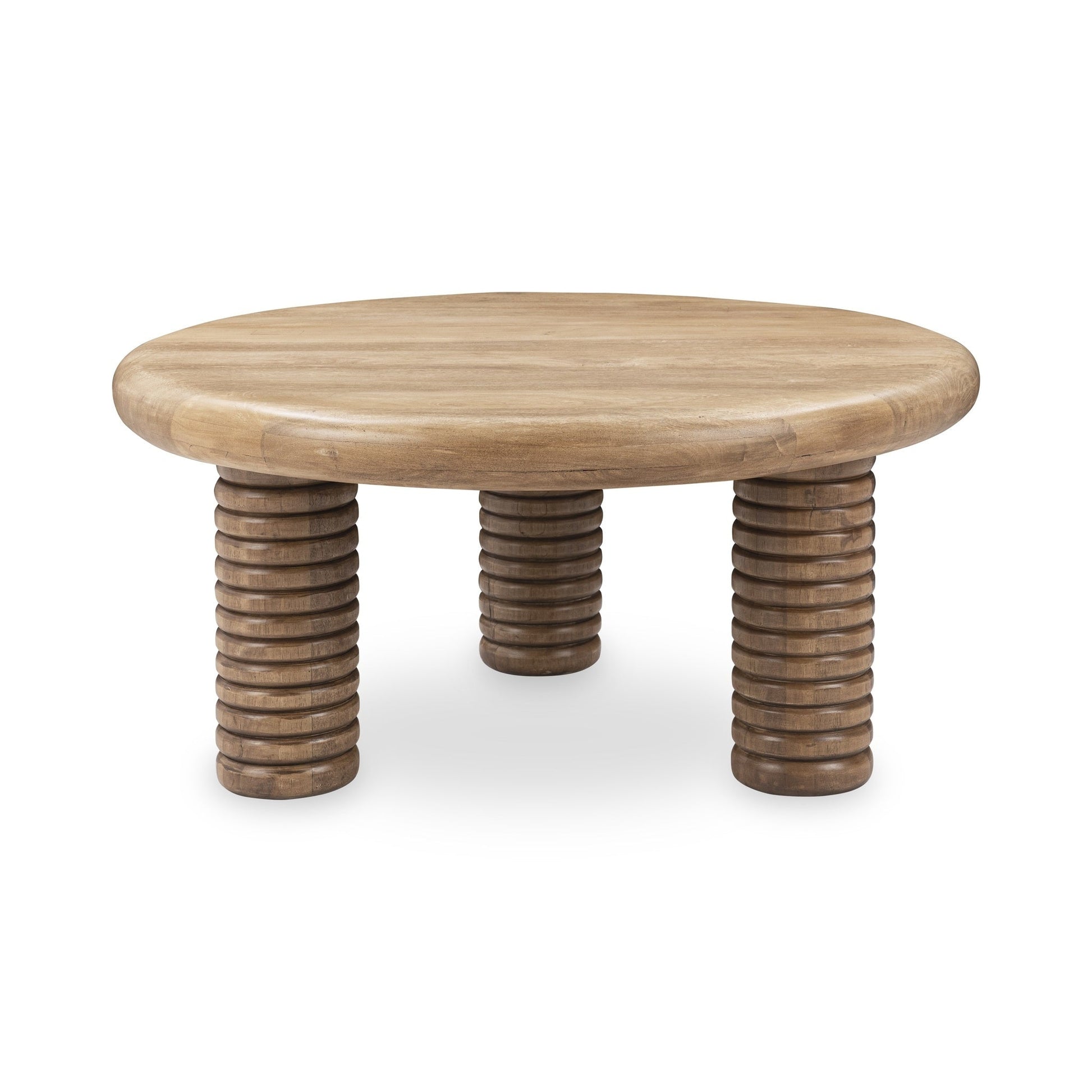 Ilaria Coffee Table - Sand Washed - Walnut Brown