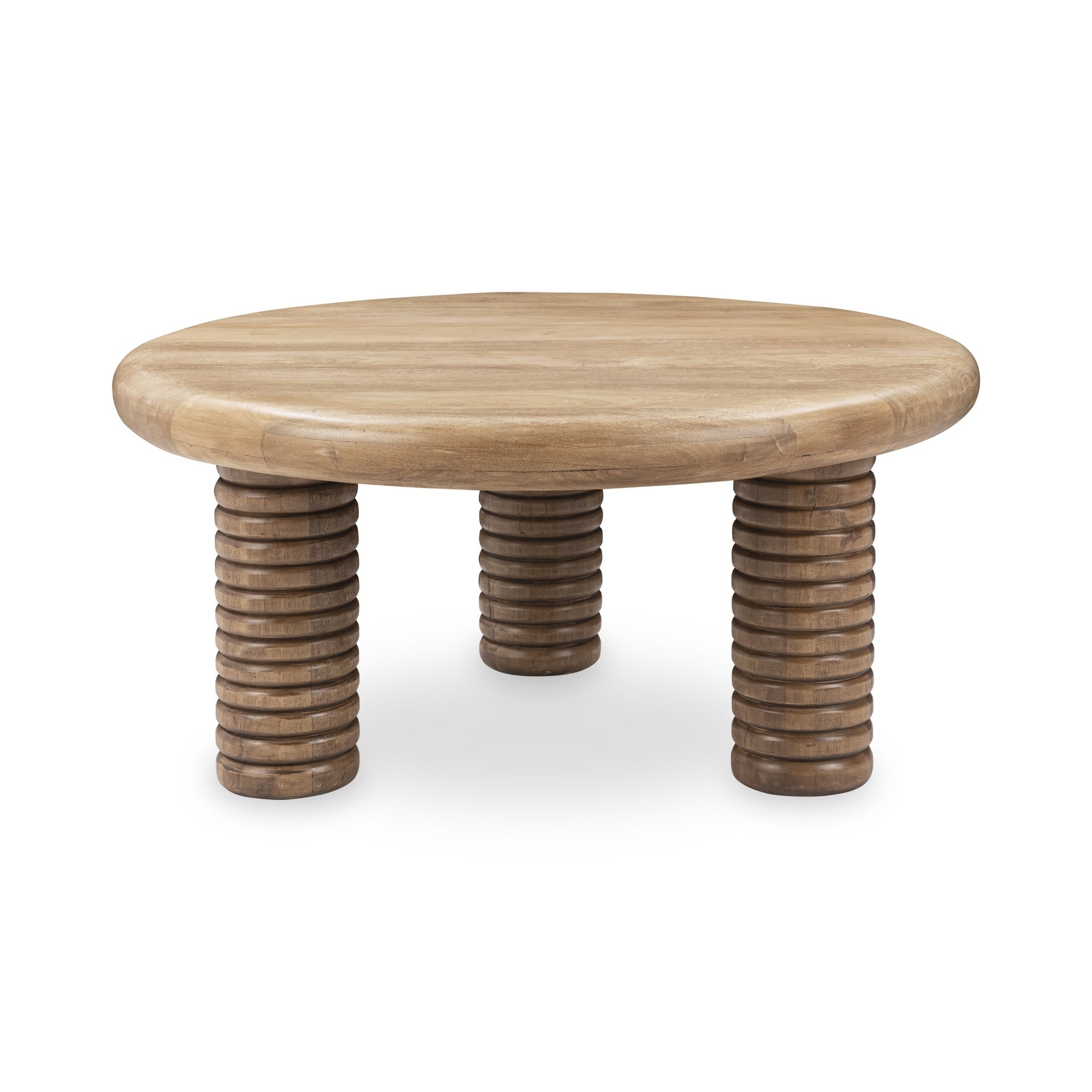 Ilaria Coffee Table - Sand Washed - Walnut Brown