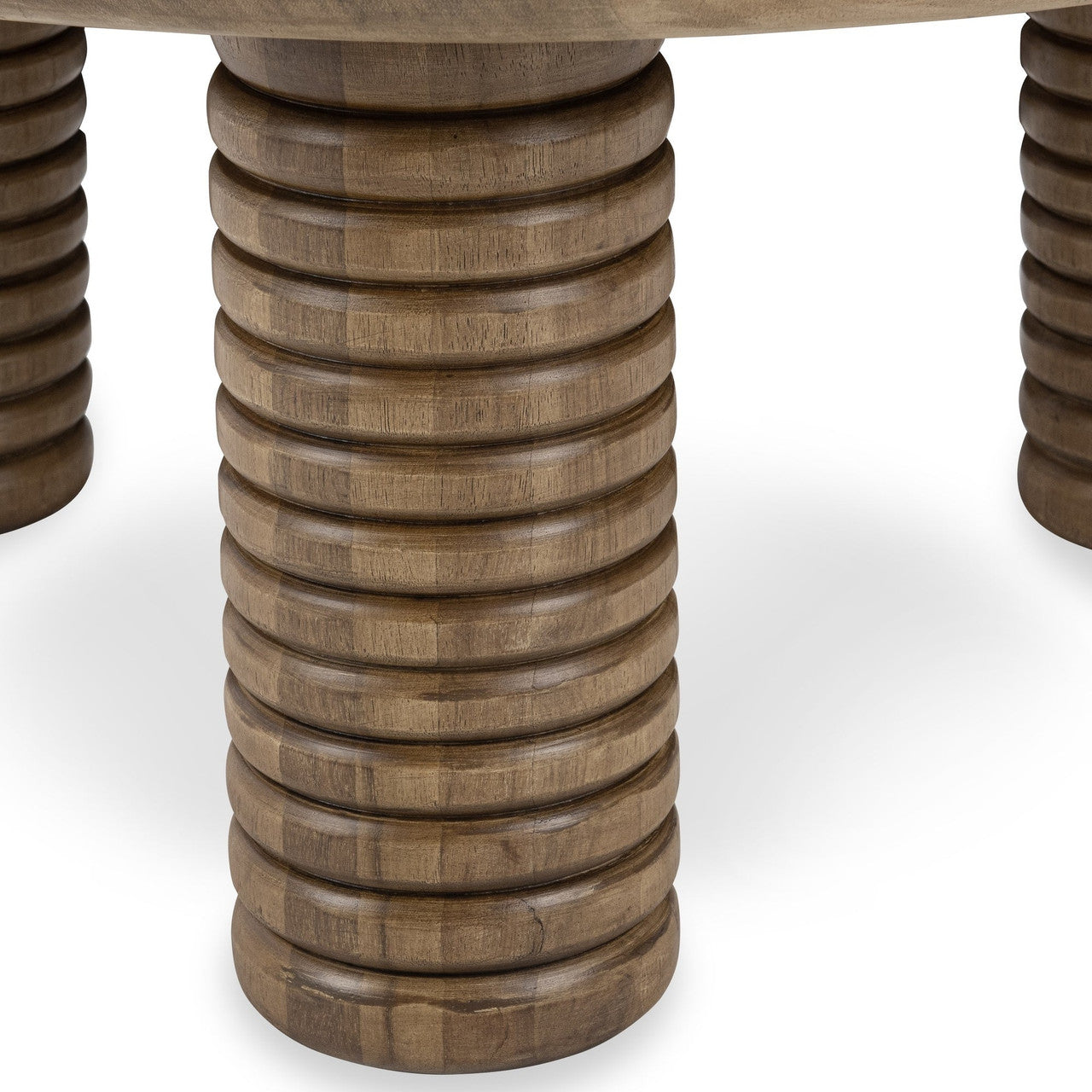 Ilaria Reclaimed Wood Round Coffee Table