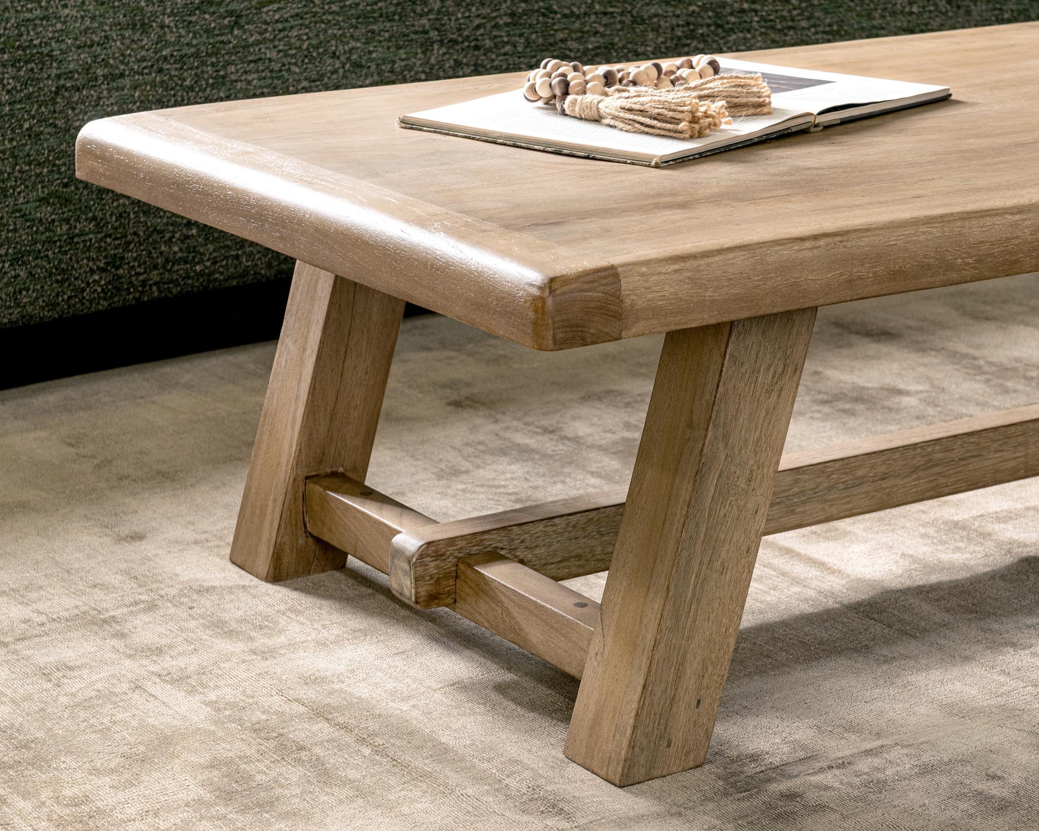 Valen Coffee Table - Sand Washed - Natural