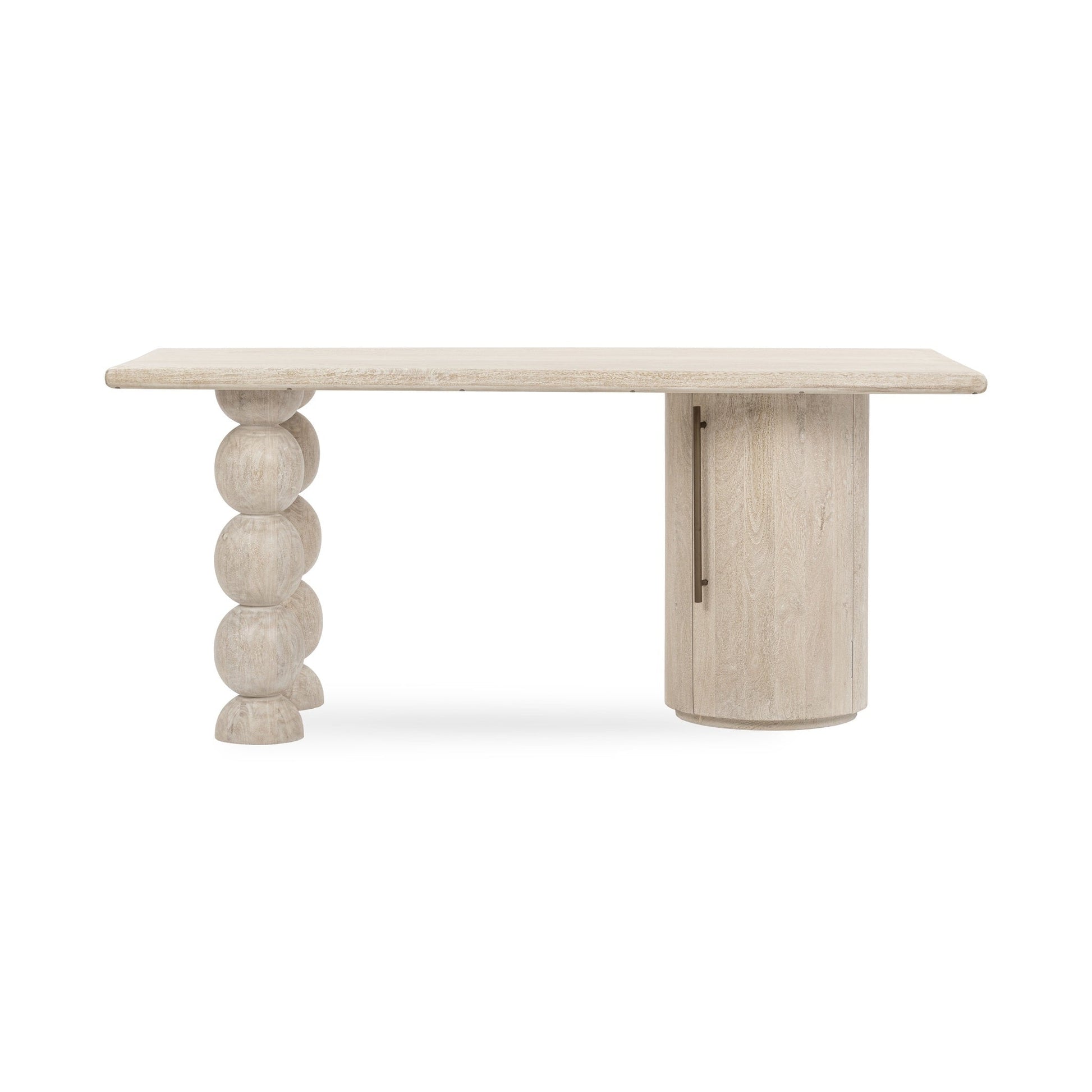 Adir Desk - Cream - White Washed