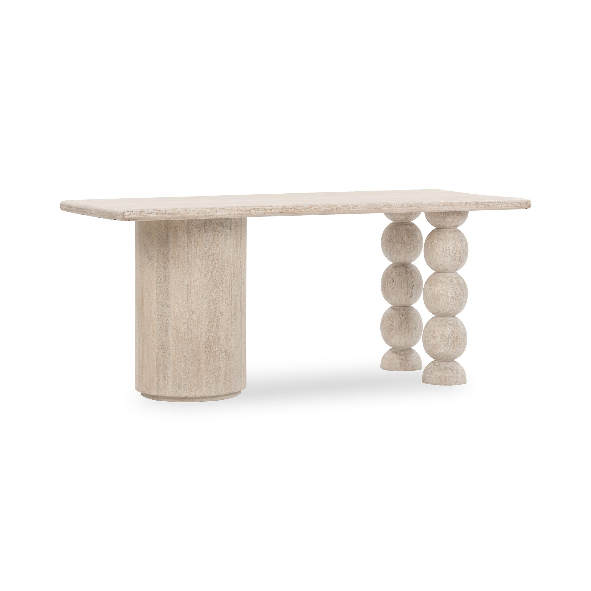 Adir Desk - Cream - White Washed