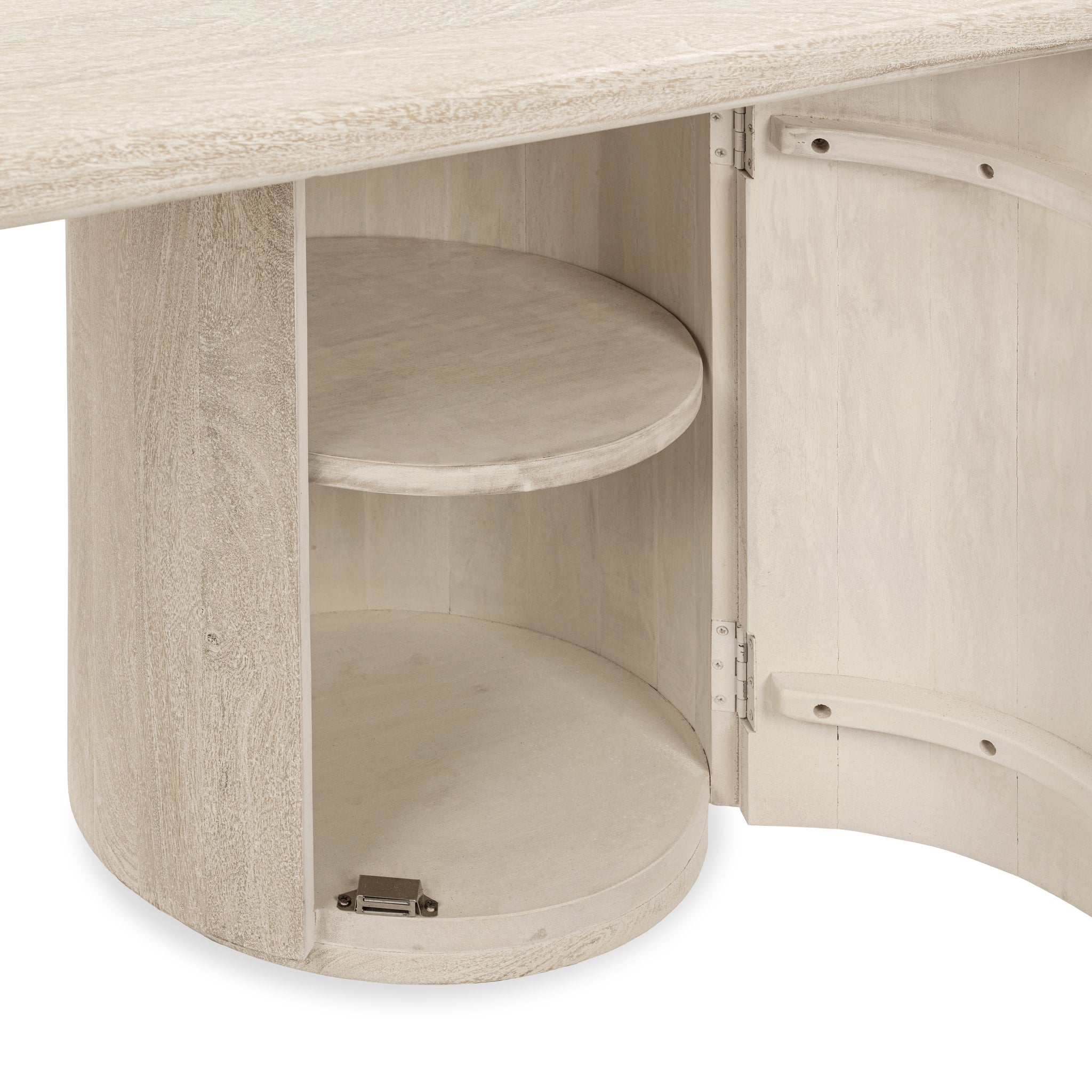 Adir Desk - Cream - White Washed