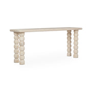 Adir Console Table - Cream - White Washed