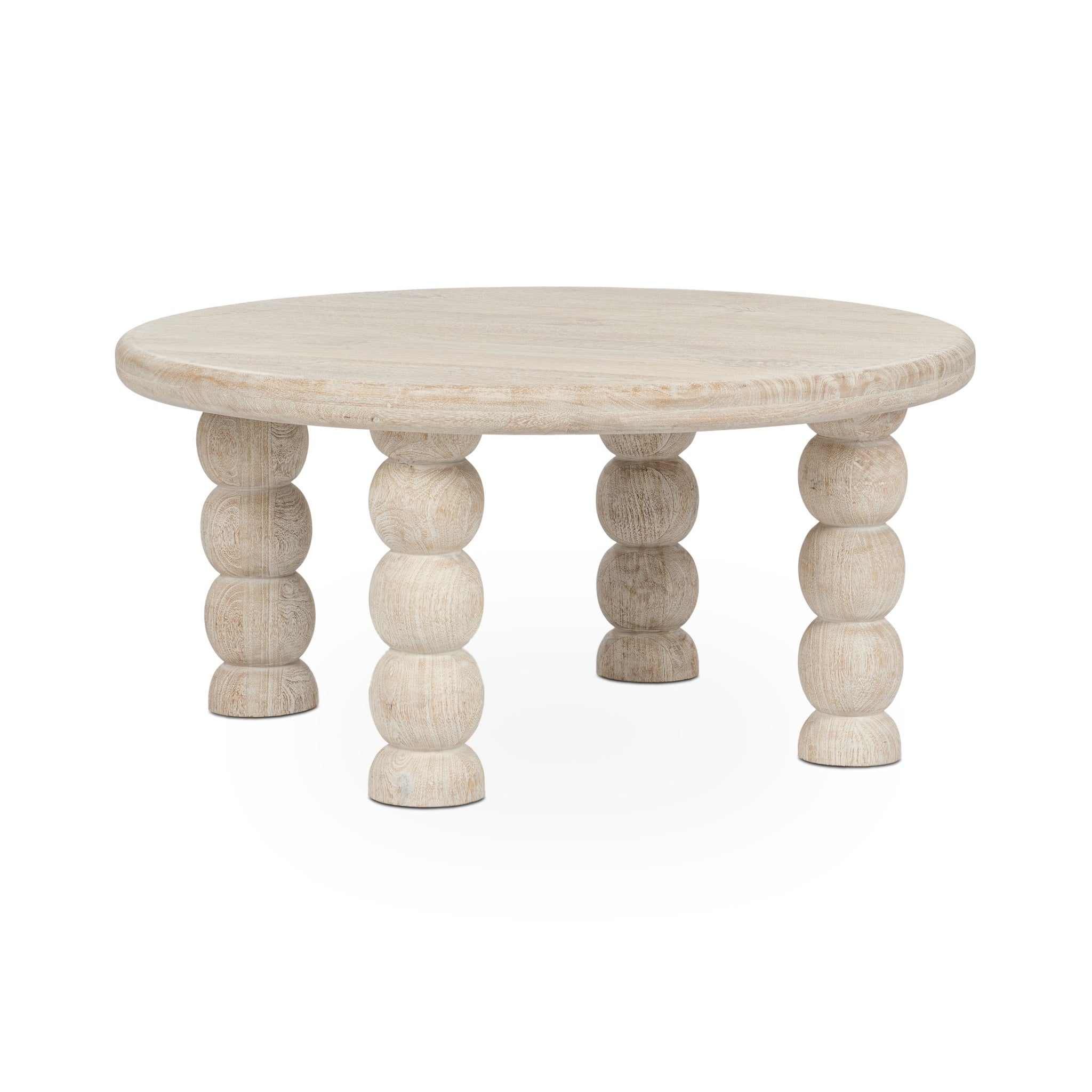Adir Coffee Table - Cream - White Washed