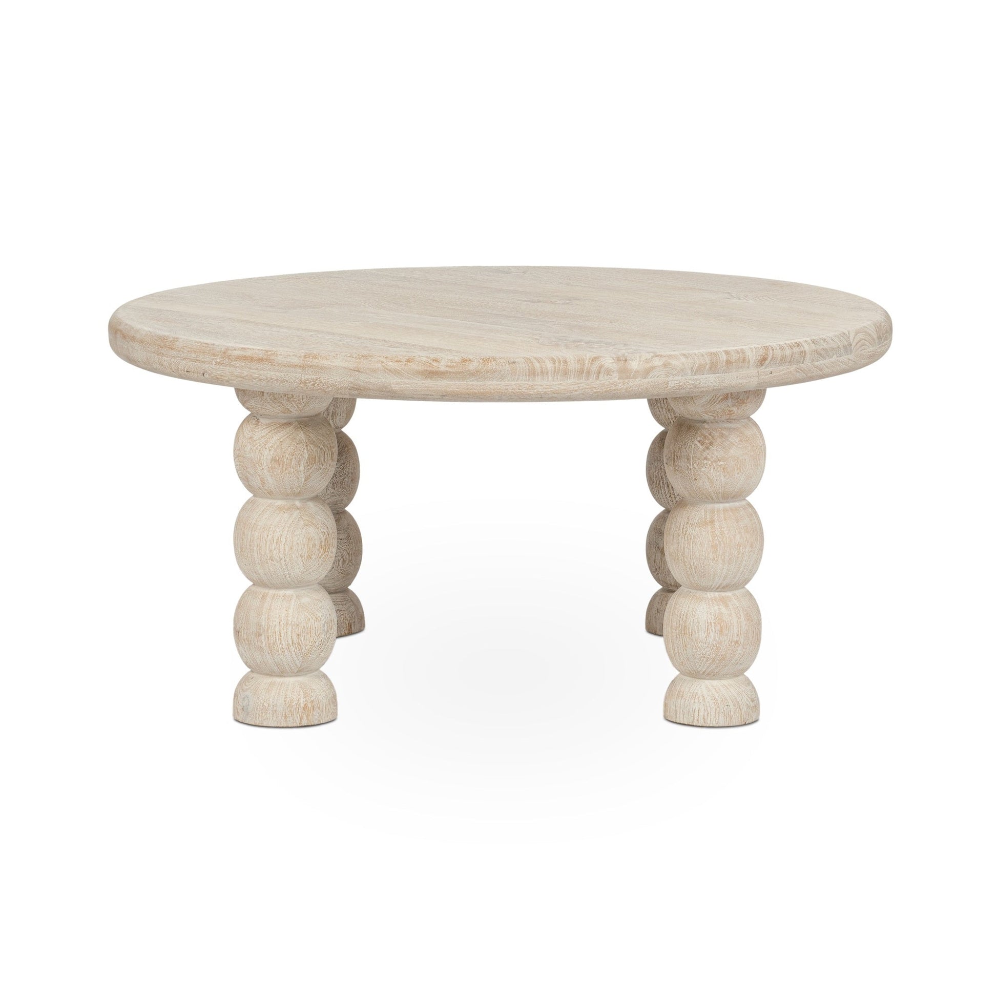 Adir Coffee Table - Cream - White Washed