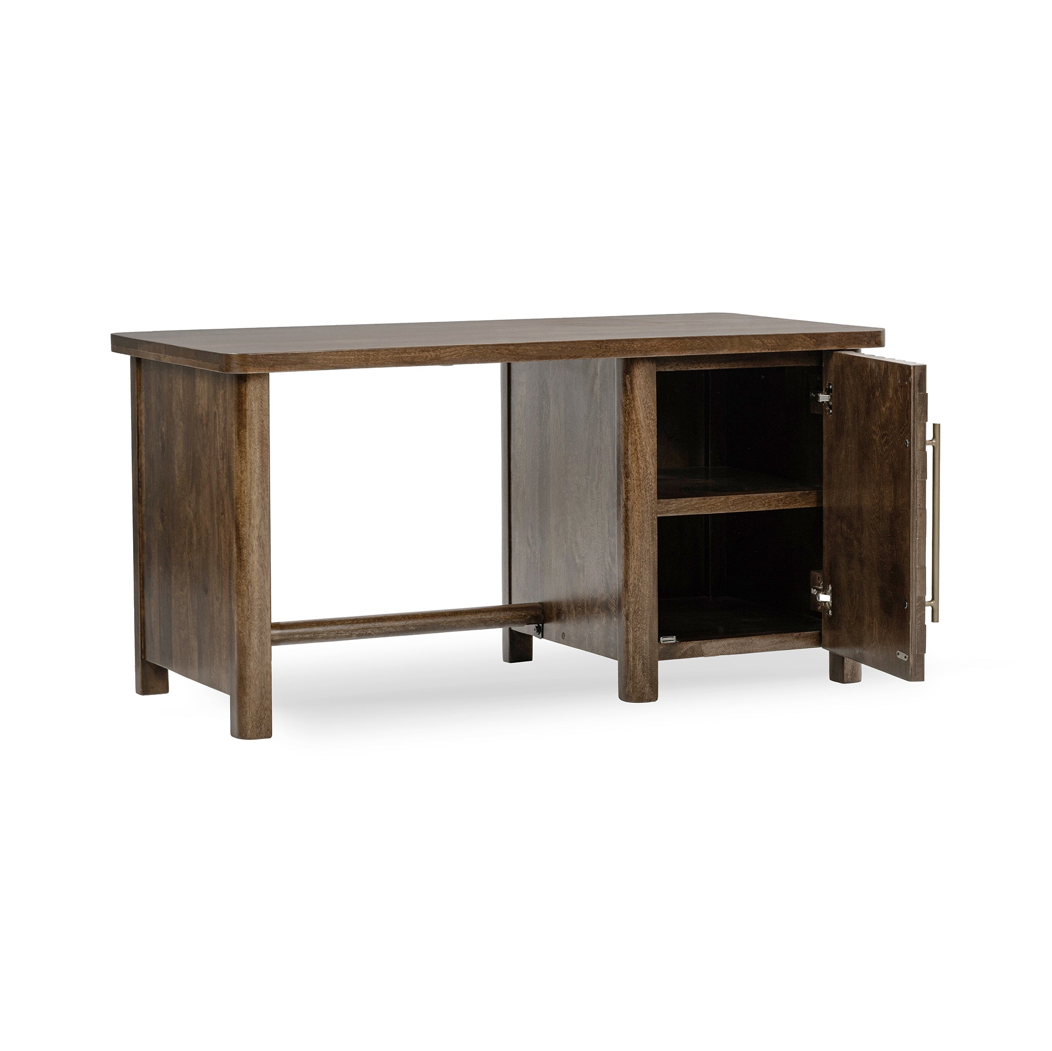 Norwood Desk - Bark Brown