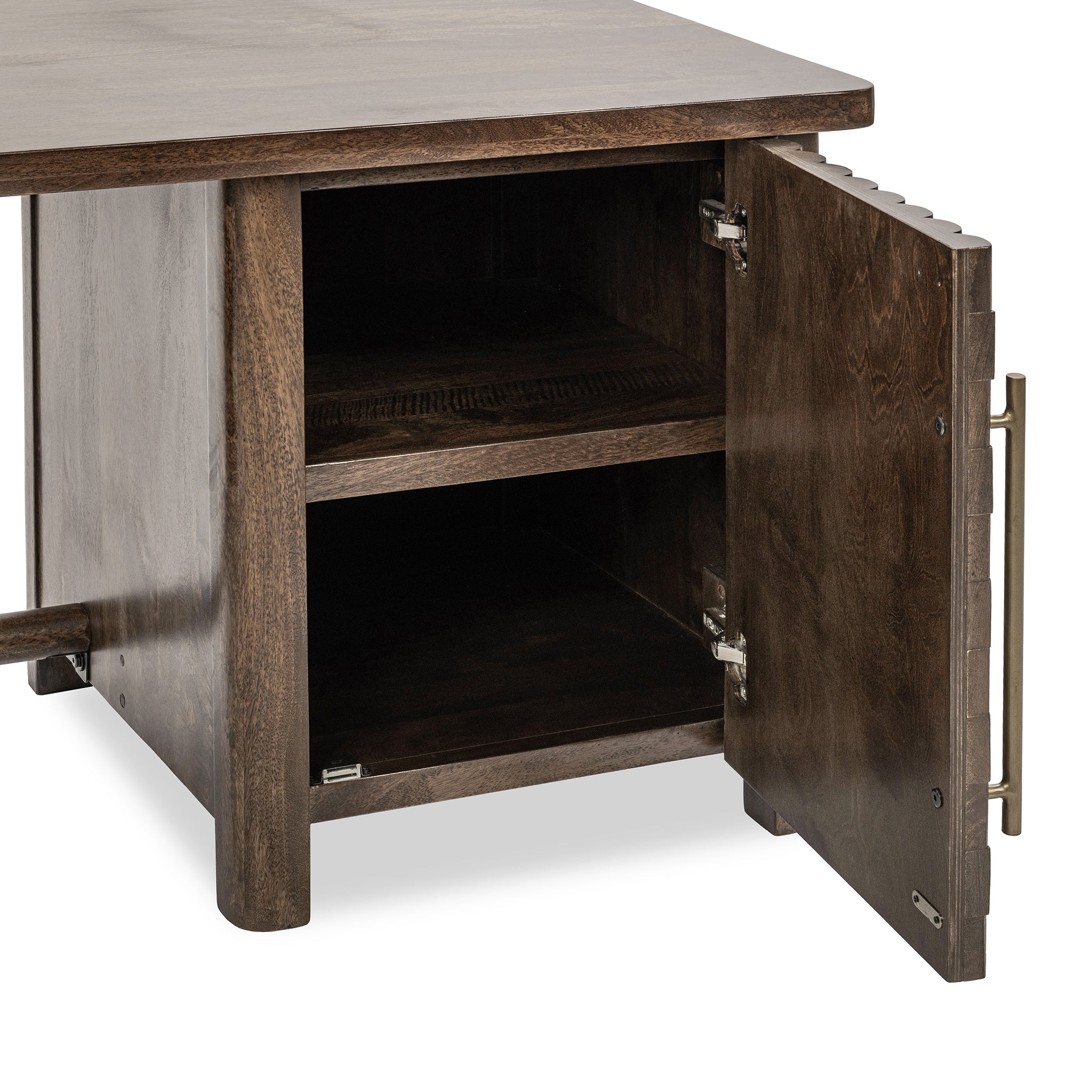 Norwood Desk - Bark Brown