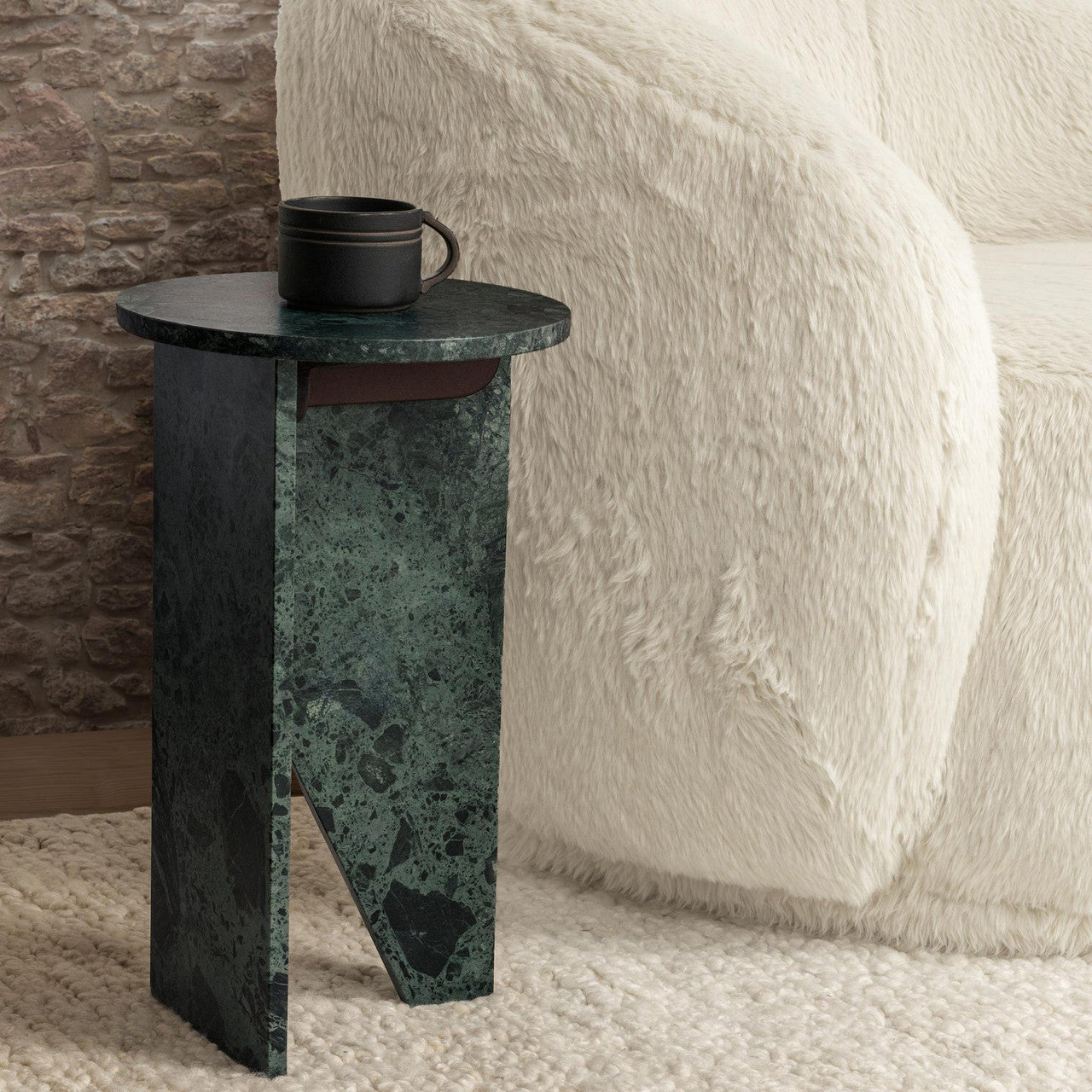 Briley Marble Round Accent Table Small - 51012103