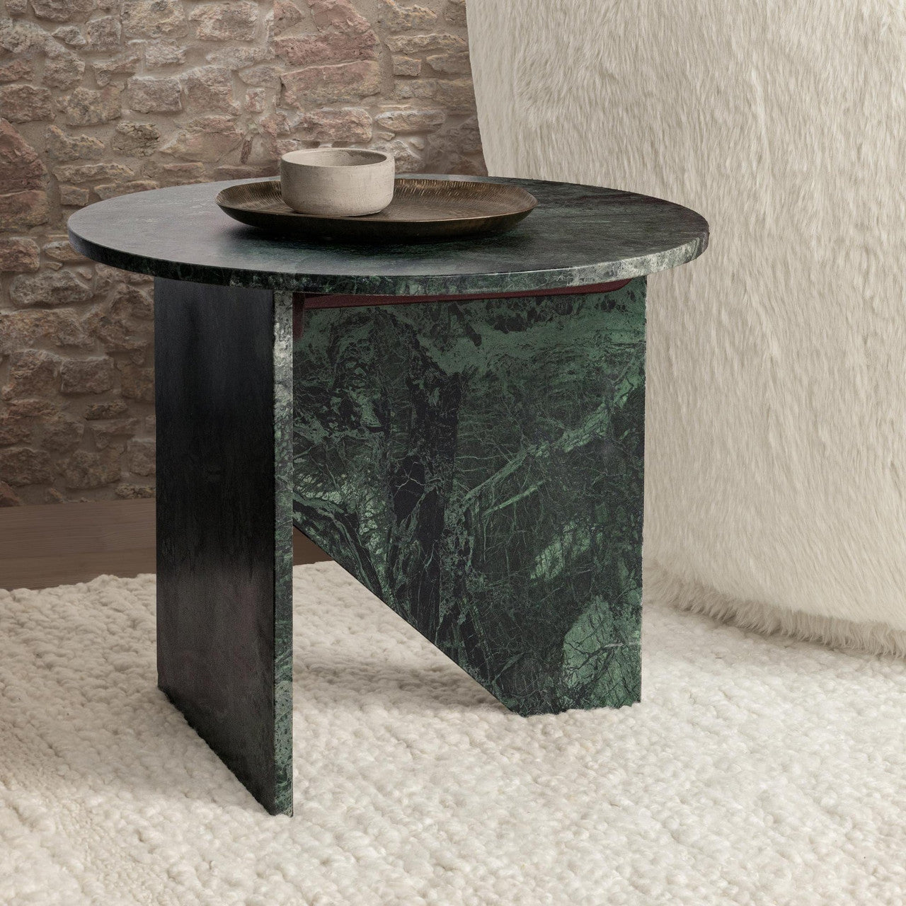 Briley Marble Round Accent Table Large - 51012104