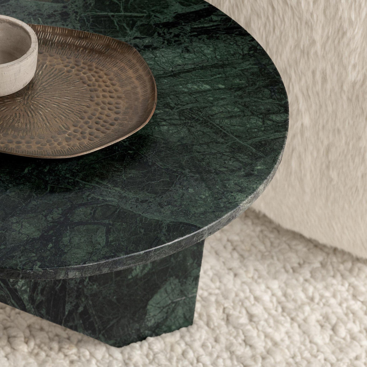 Briley Marble Round Accent Table Large - 51012104