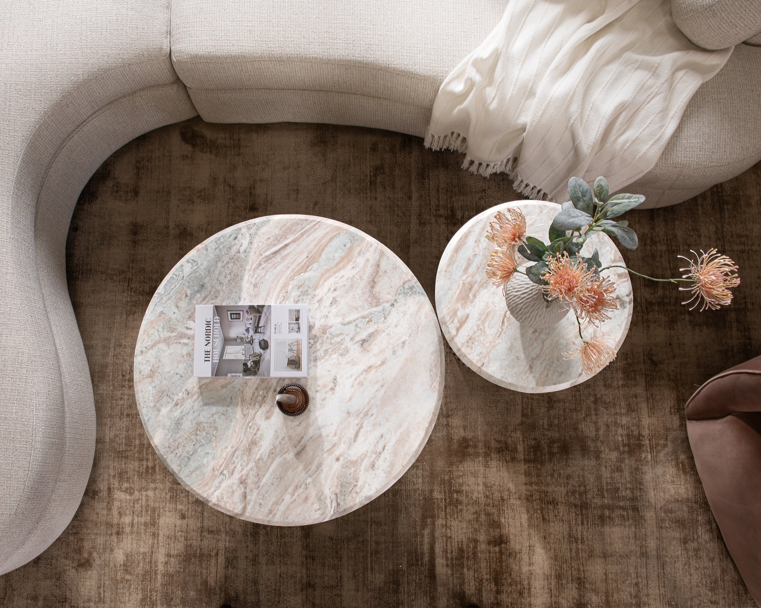 Nordens Coffee Table - Rusty Gray