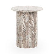 Nordens End Table - Rusty Gray