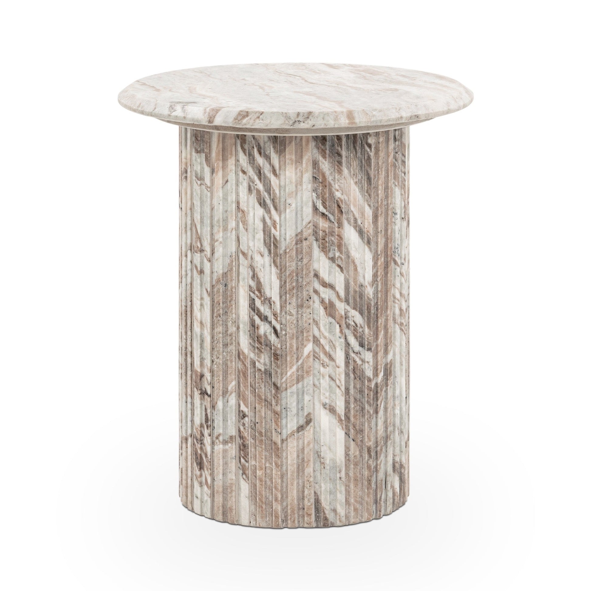 Nordens End Table - Rusty Gray
