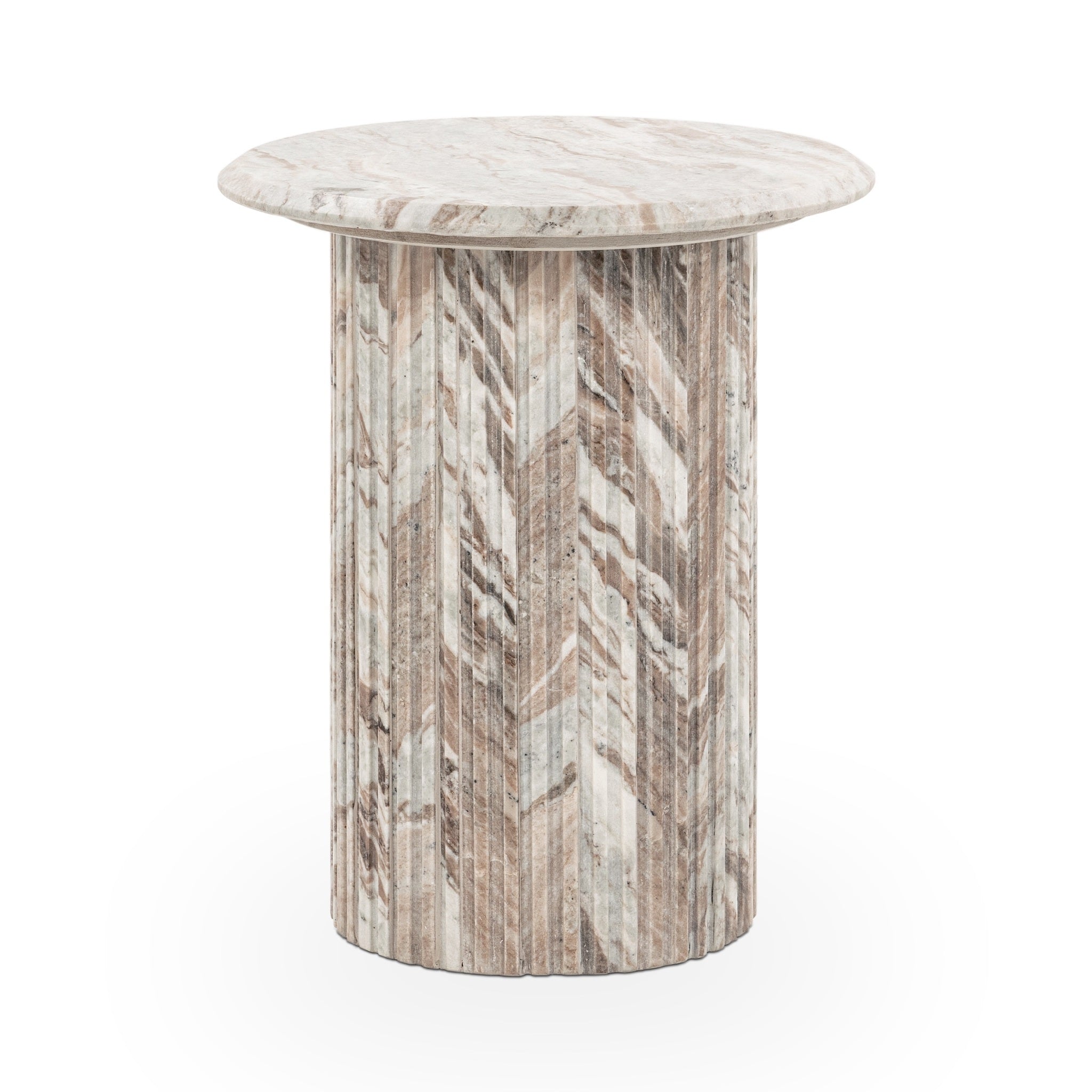 Nordens End Table - Rusty Gray
