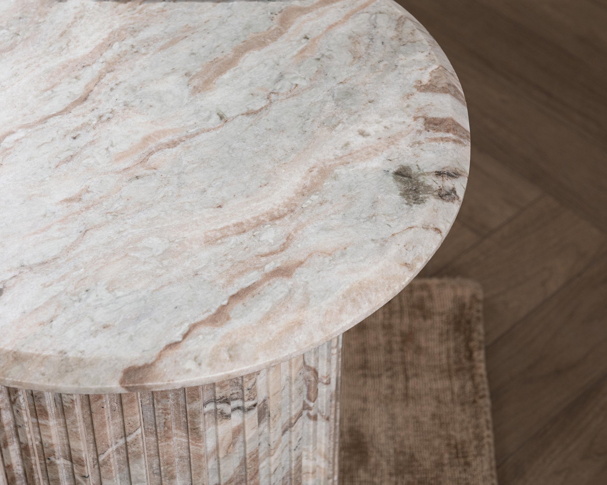 Nordens End Table - Rusty Gray