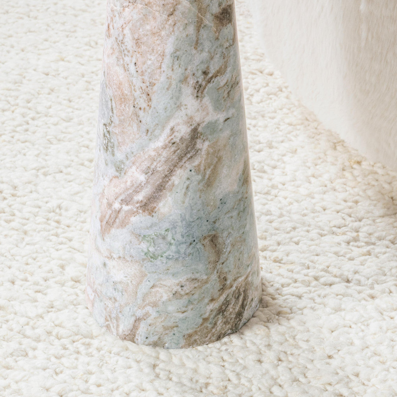 Huxley Marble Round Accent Table