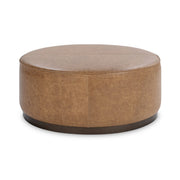 Clair Chestnut Round Ottoman 40"