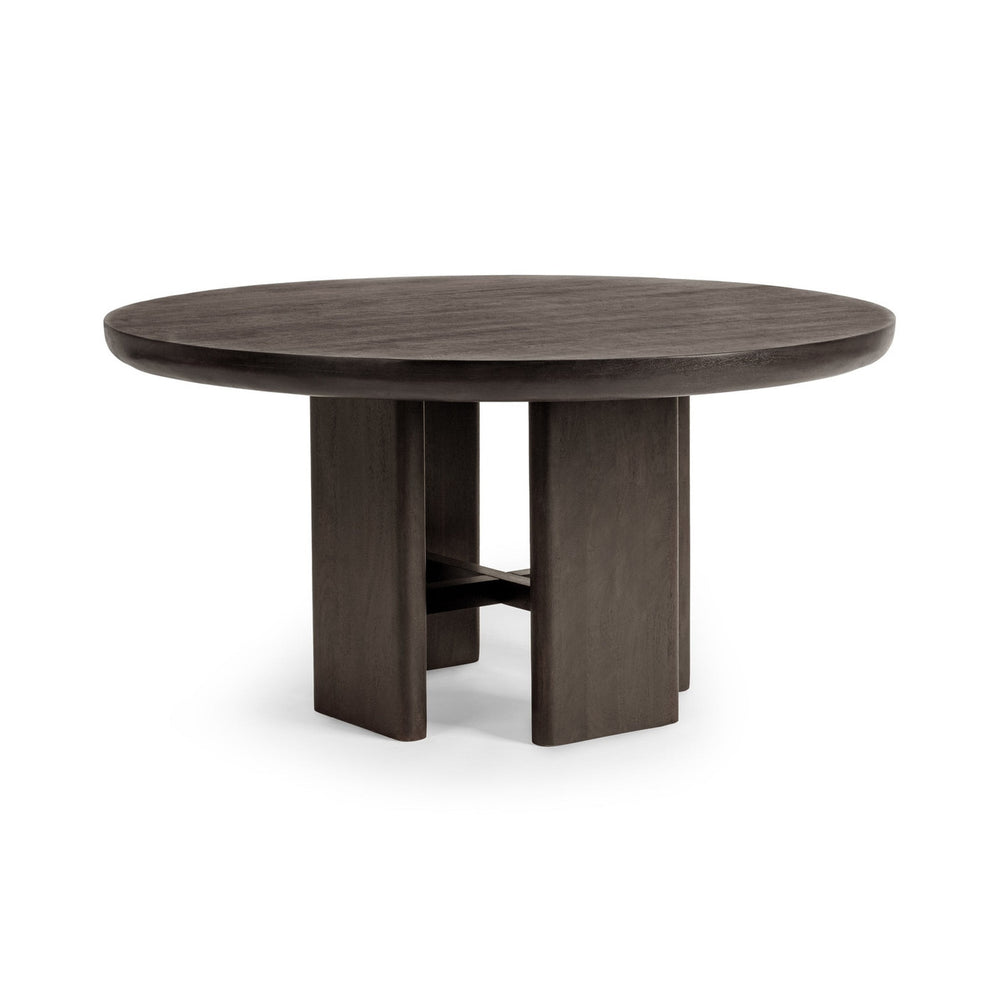 Celadon Truffle Roast Round Dining Table 60"