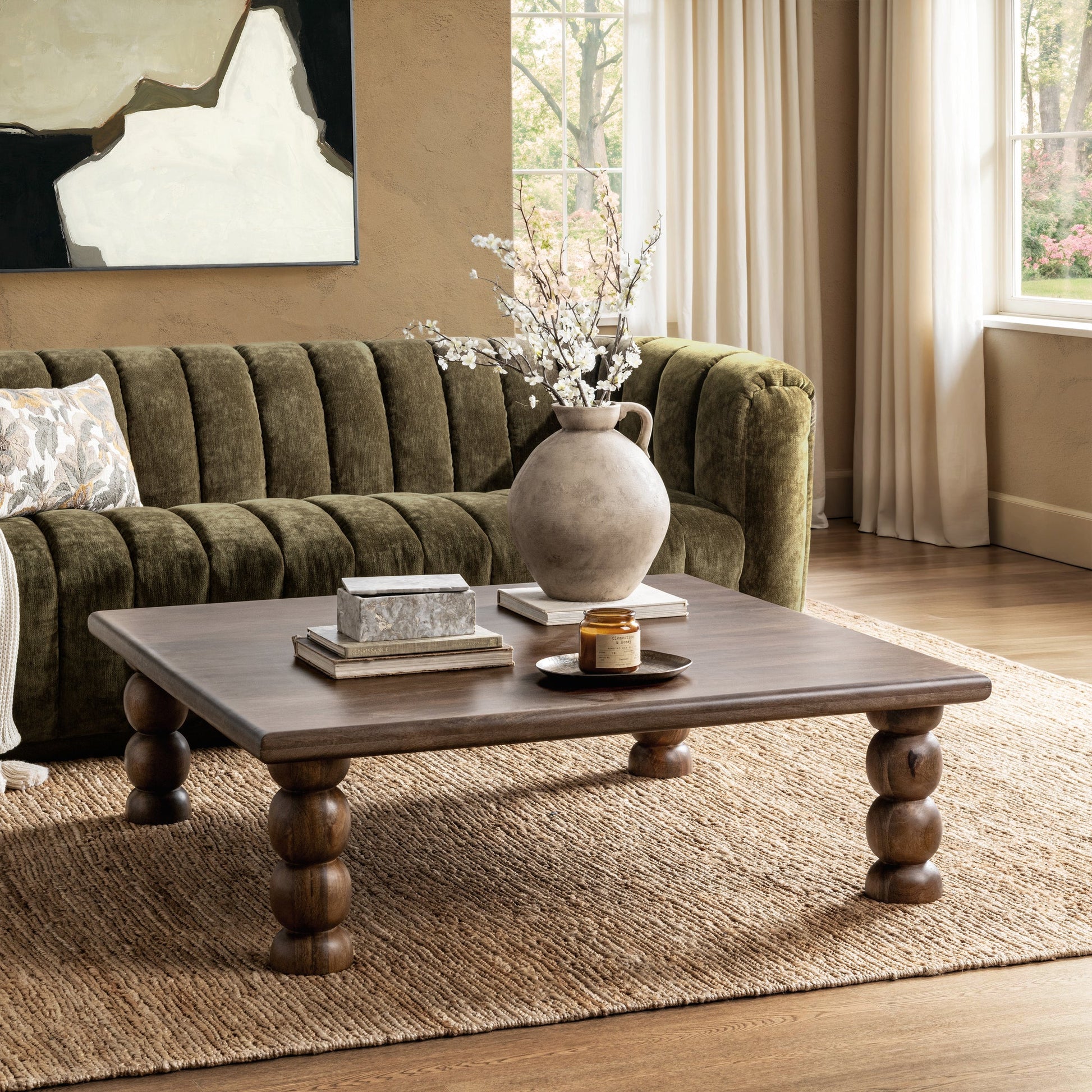 Adir Coffee Table - Tundra Brown