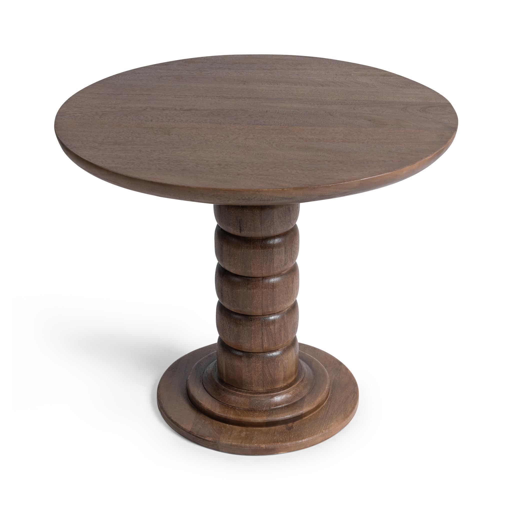 Hillrose Dining Table - Pecan Brown