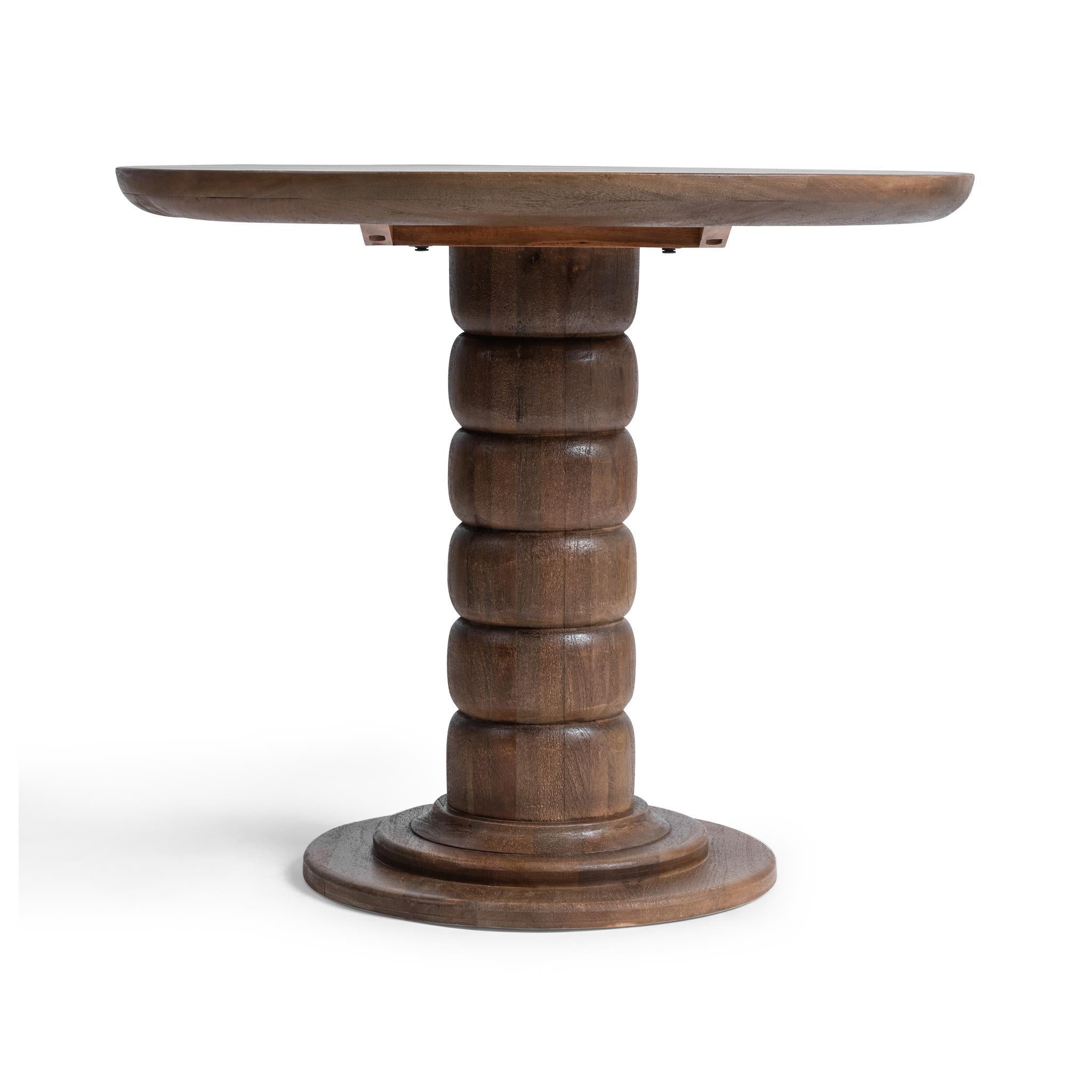 Hillrose Dining Table - Pecan Brown