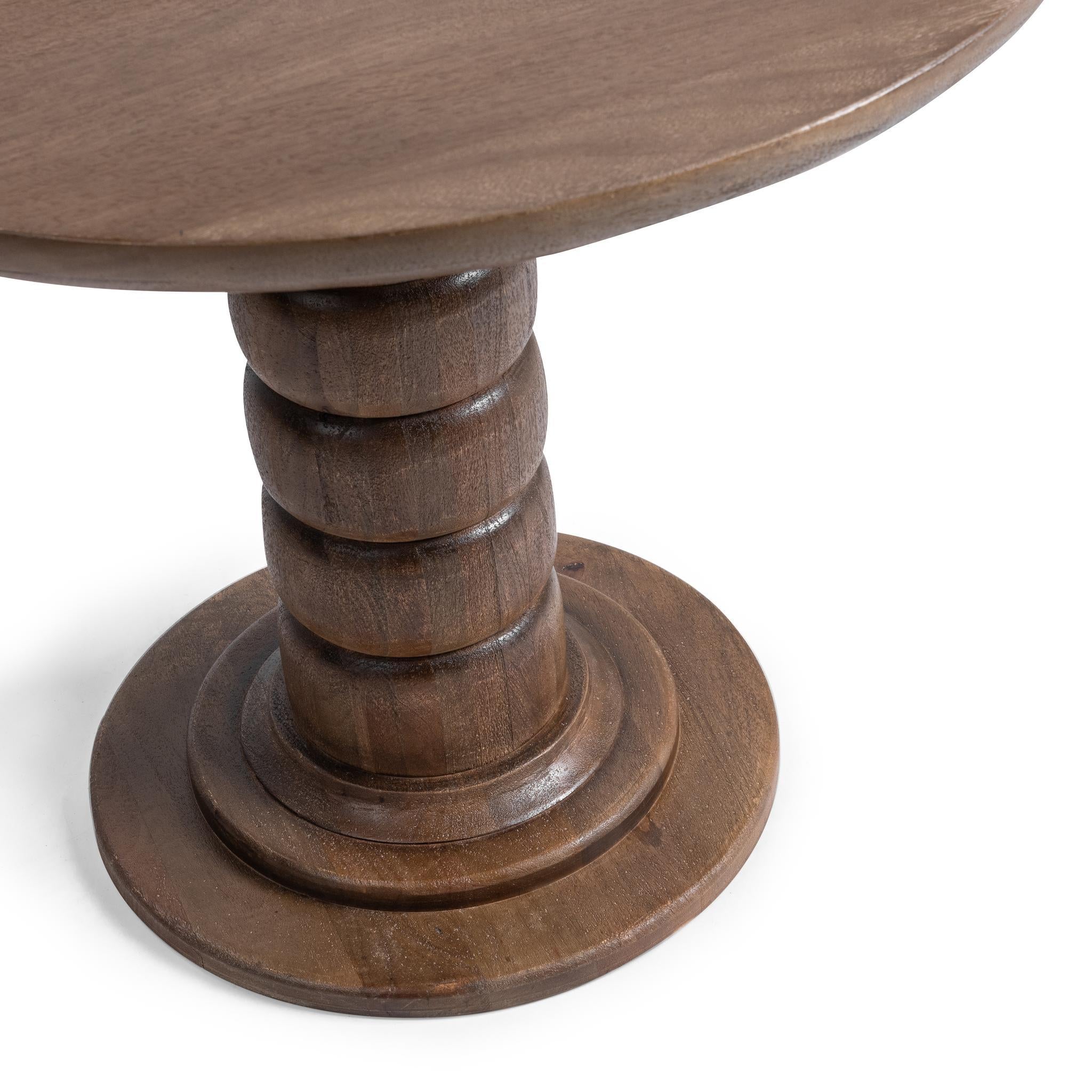 Hillrose Dining Table - Pecan Brown