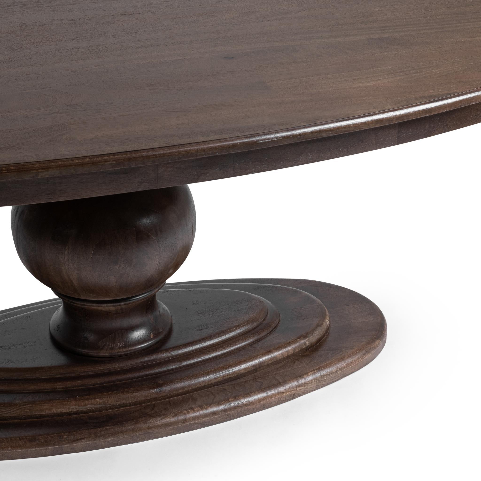 Brookside Dining Table - Cocoa Brown
