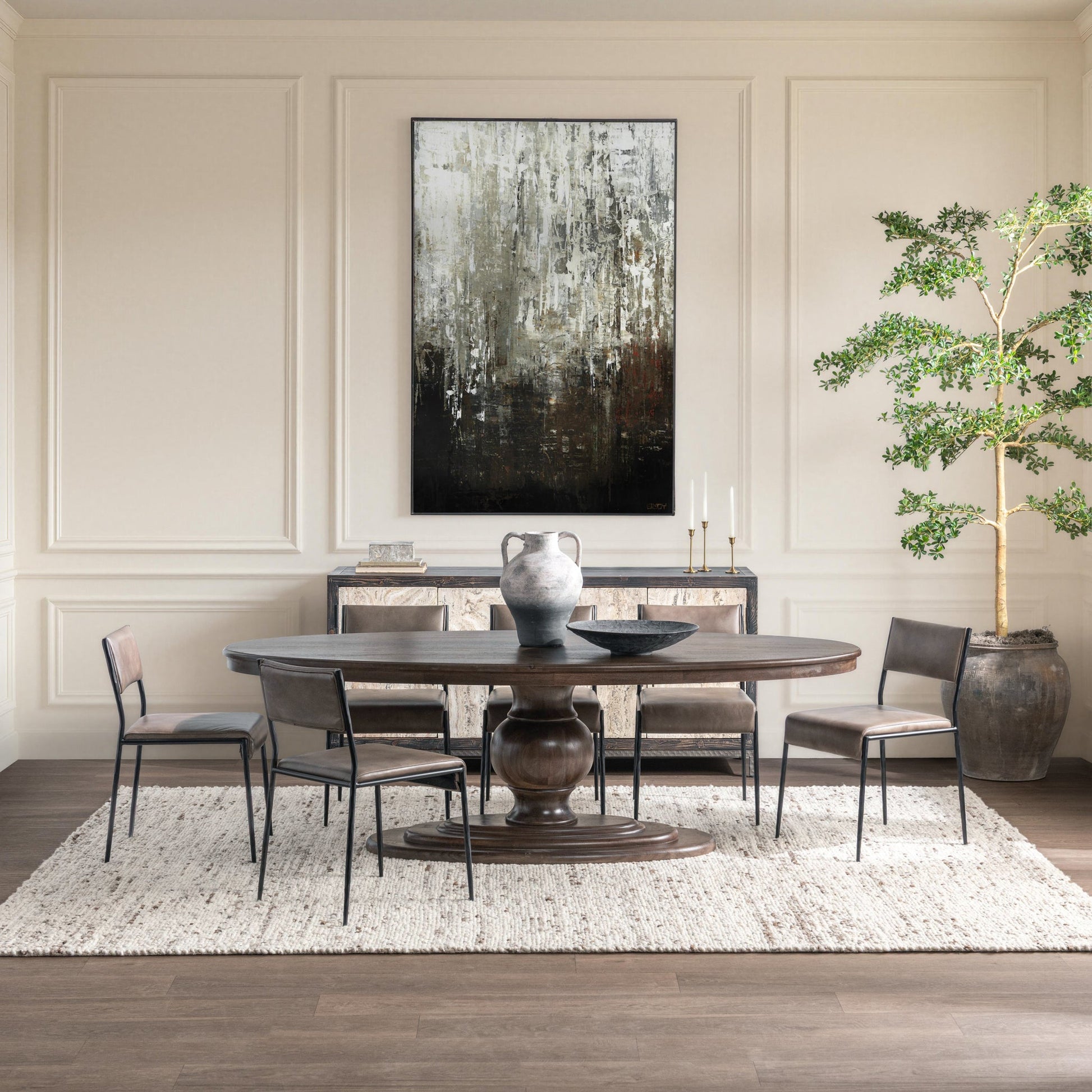Brookside Dining Table - Cocoa Brown