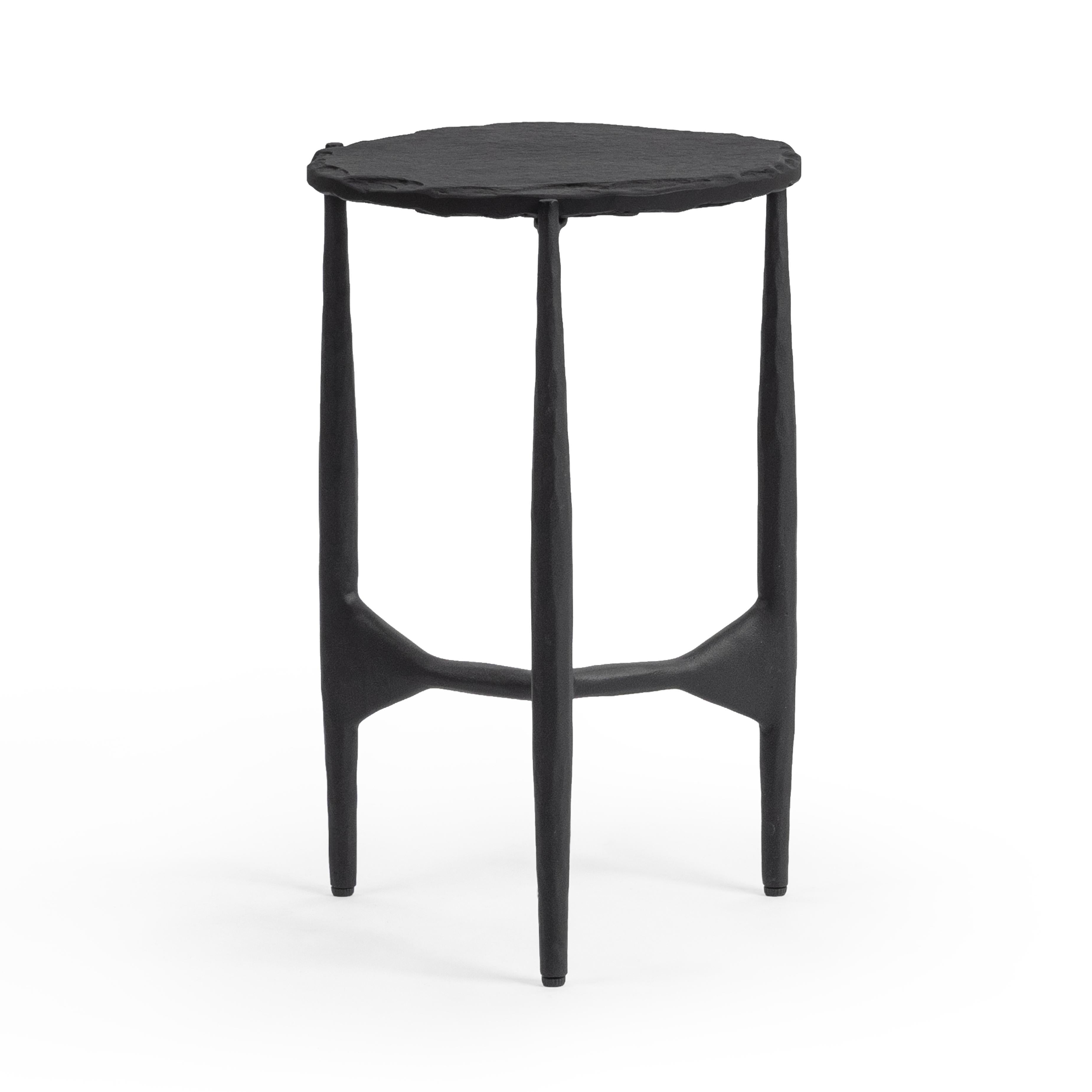 Luka End Table - Charcoal Forge