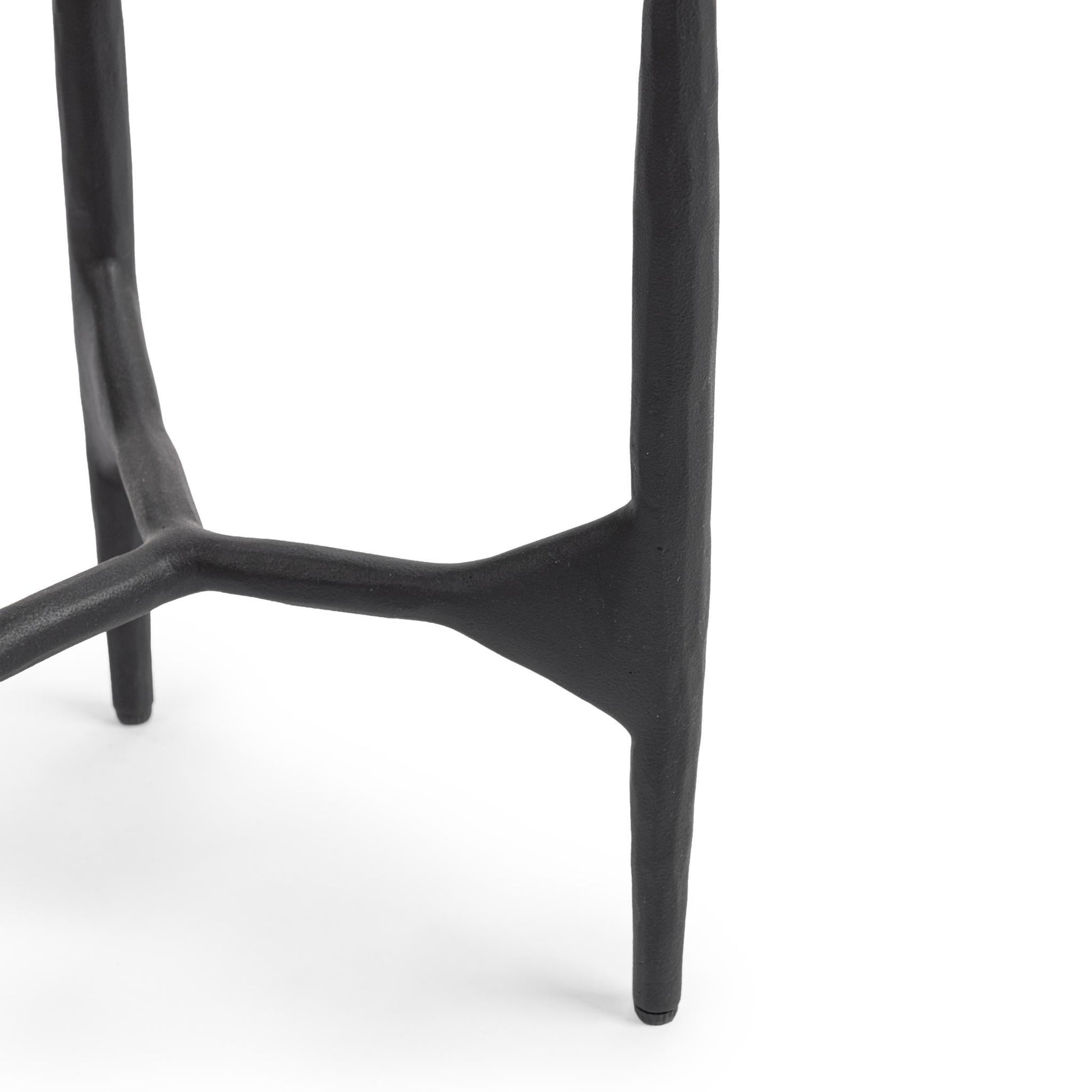 Luka End Table - Charcoal Forge