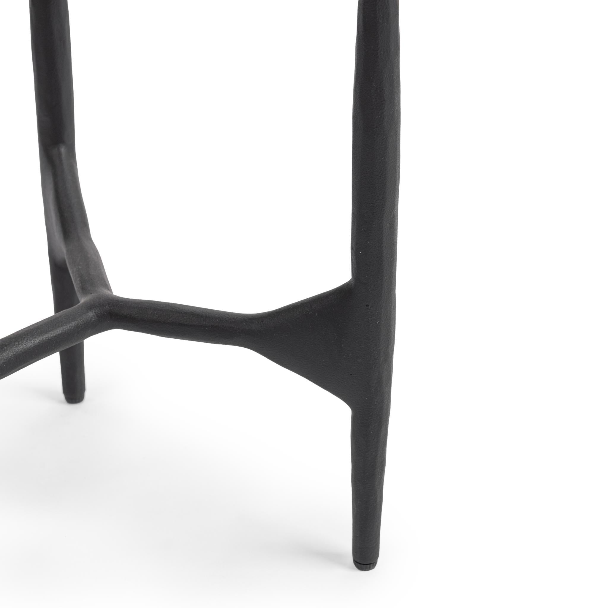 Luka End Table - Charcoal Forge