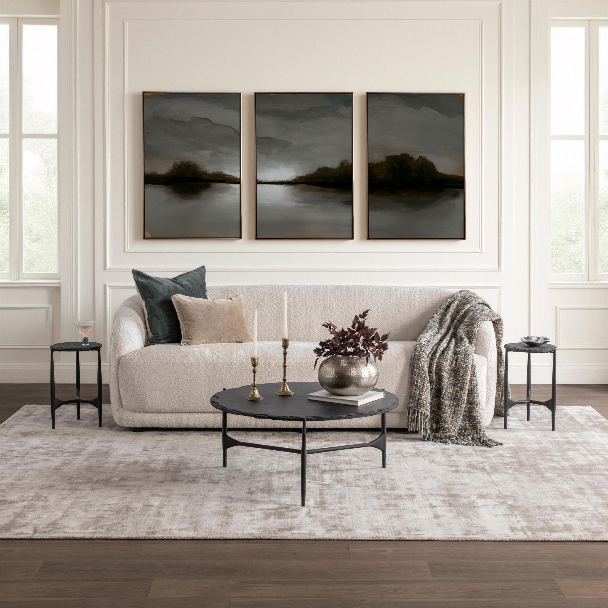 Luka Coffee Table - Charcoal Forge