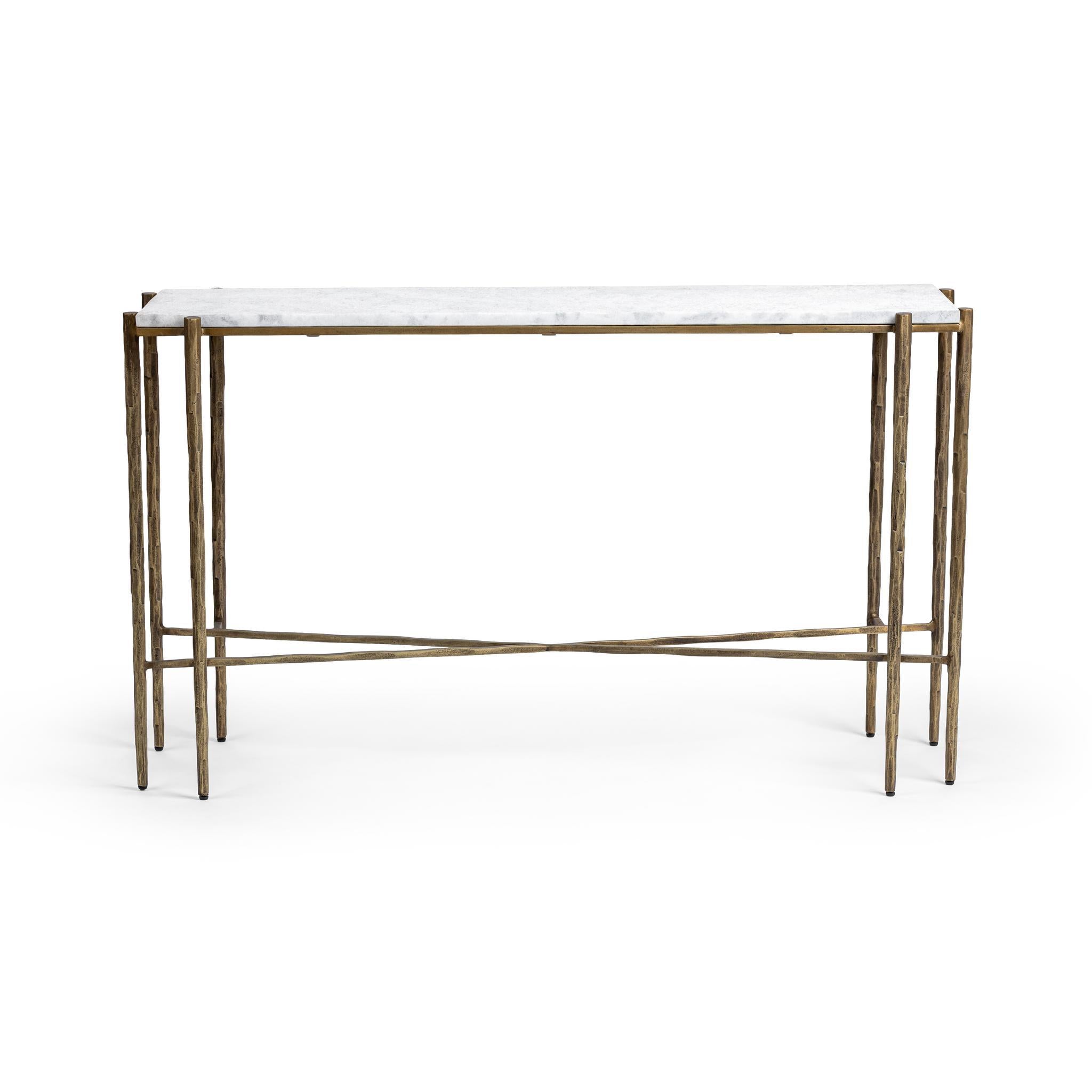 Jasmine Console Table - Moonstone White