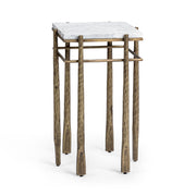 Jasmine End Table - Moonstone White