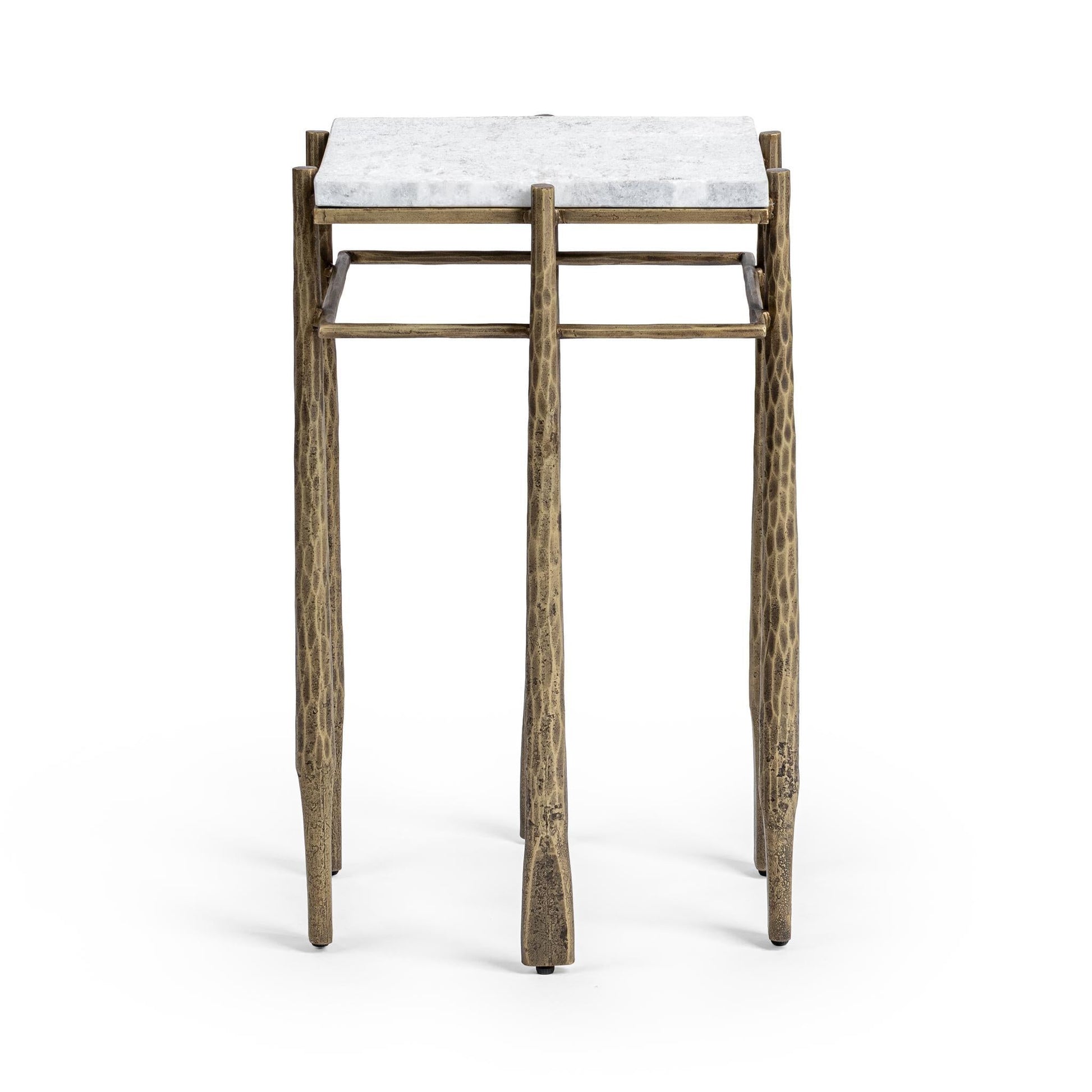 Jasmine End Table - Moonstone White
