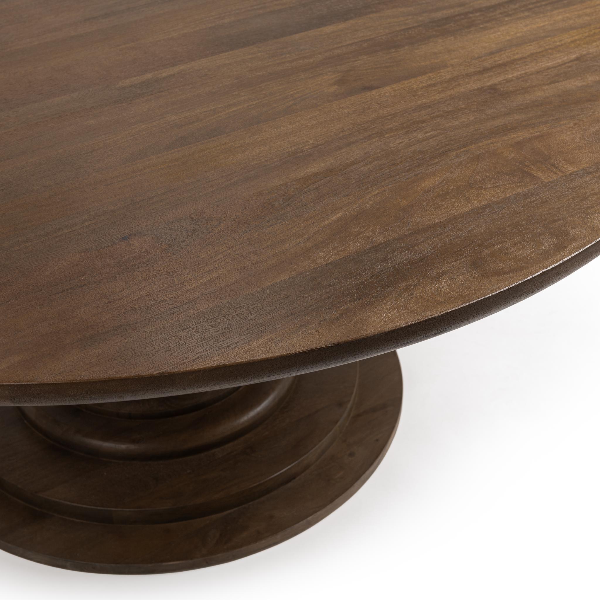 Hera 72" Dining Table - Pecan Brown