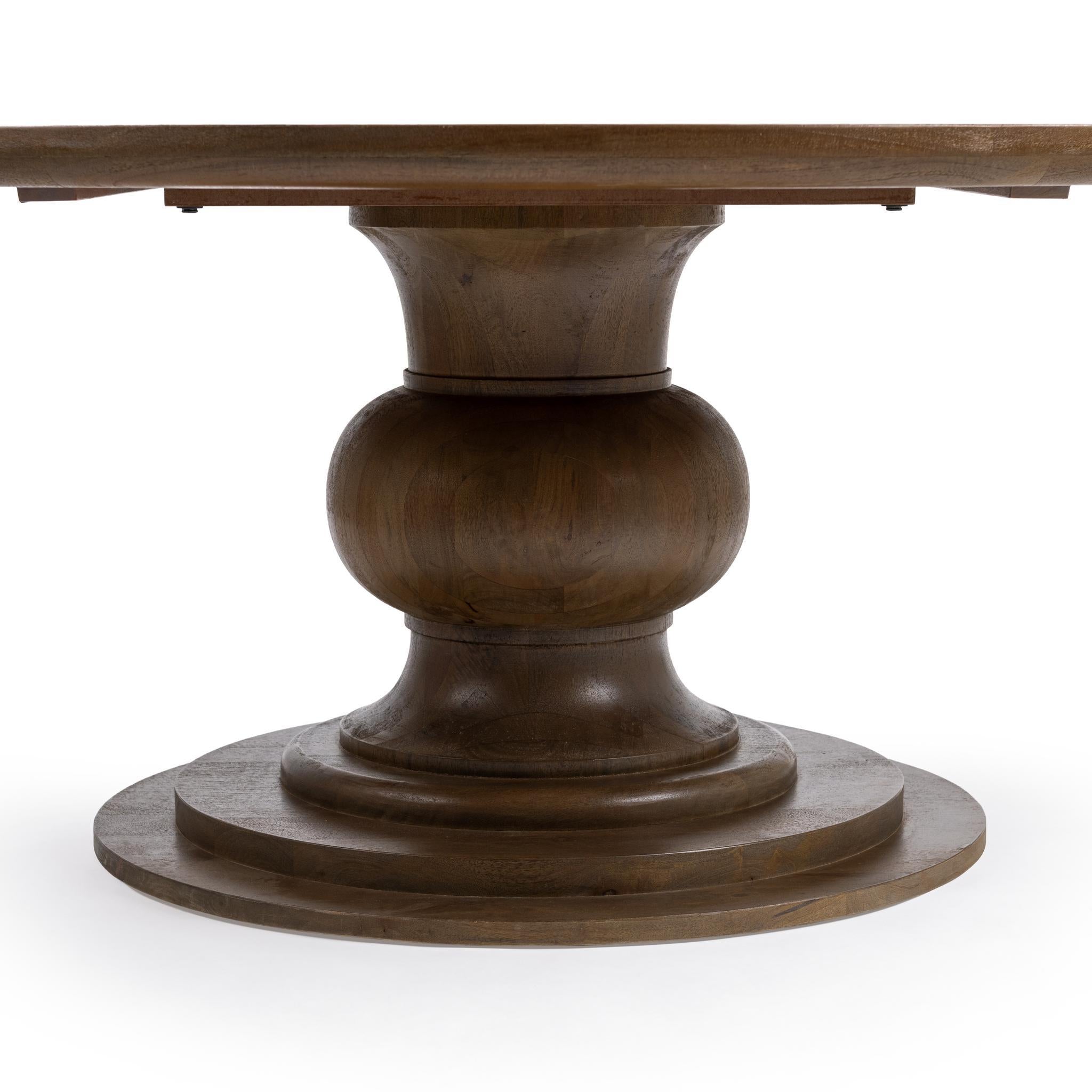 Hera 72" Dining Table - Pecan Brown