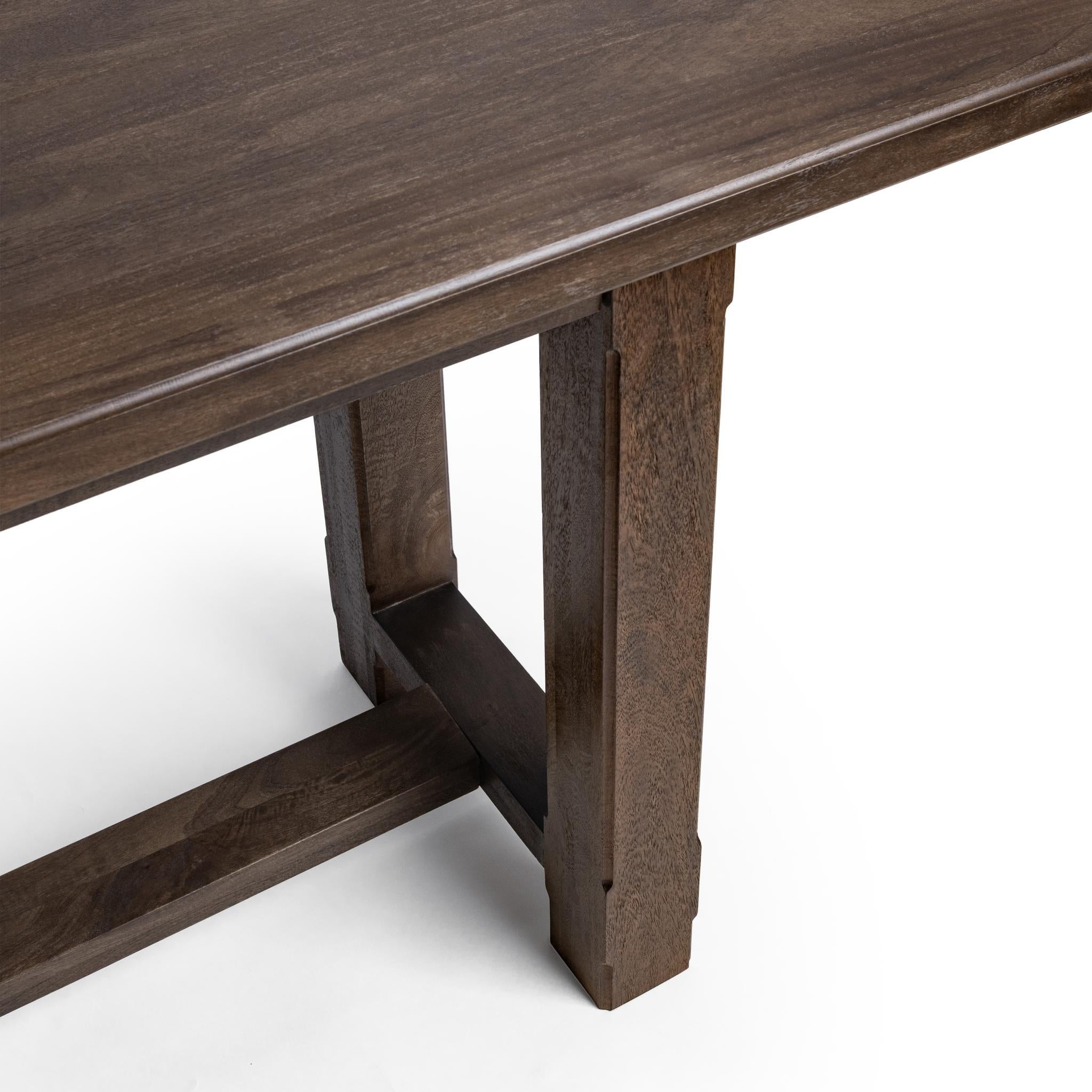 Provence Counter Table - Cocoa Brown