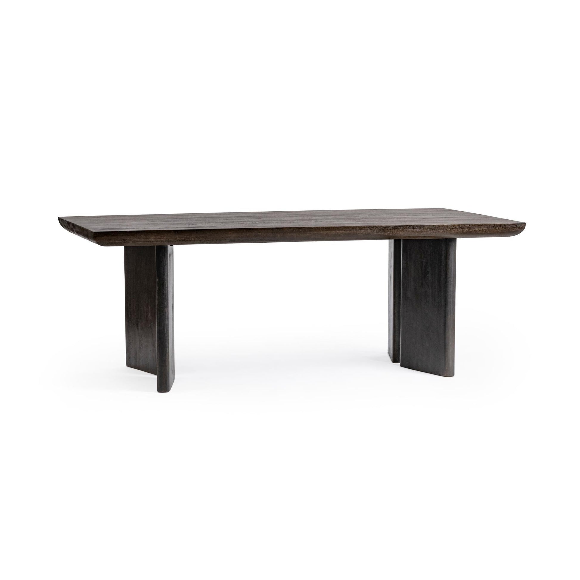 Celadon 84" Dining Table - Truffle Brown