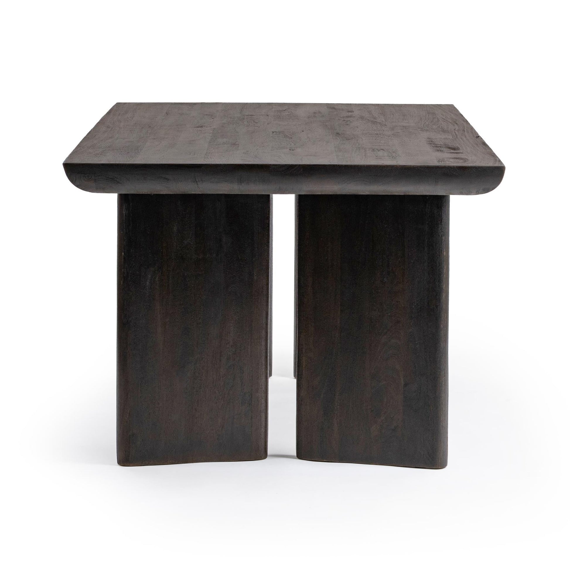 Celadon 84" Dining Table - Truffle Brown