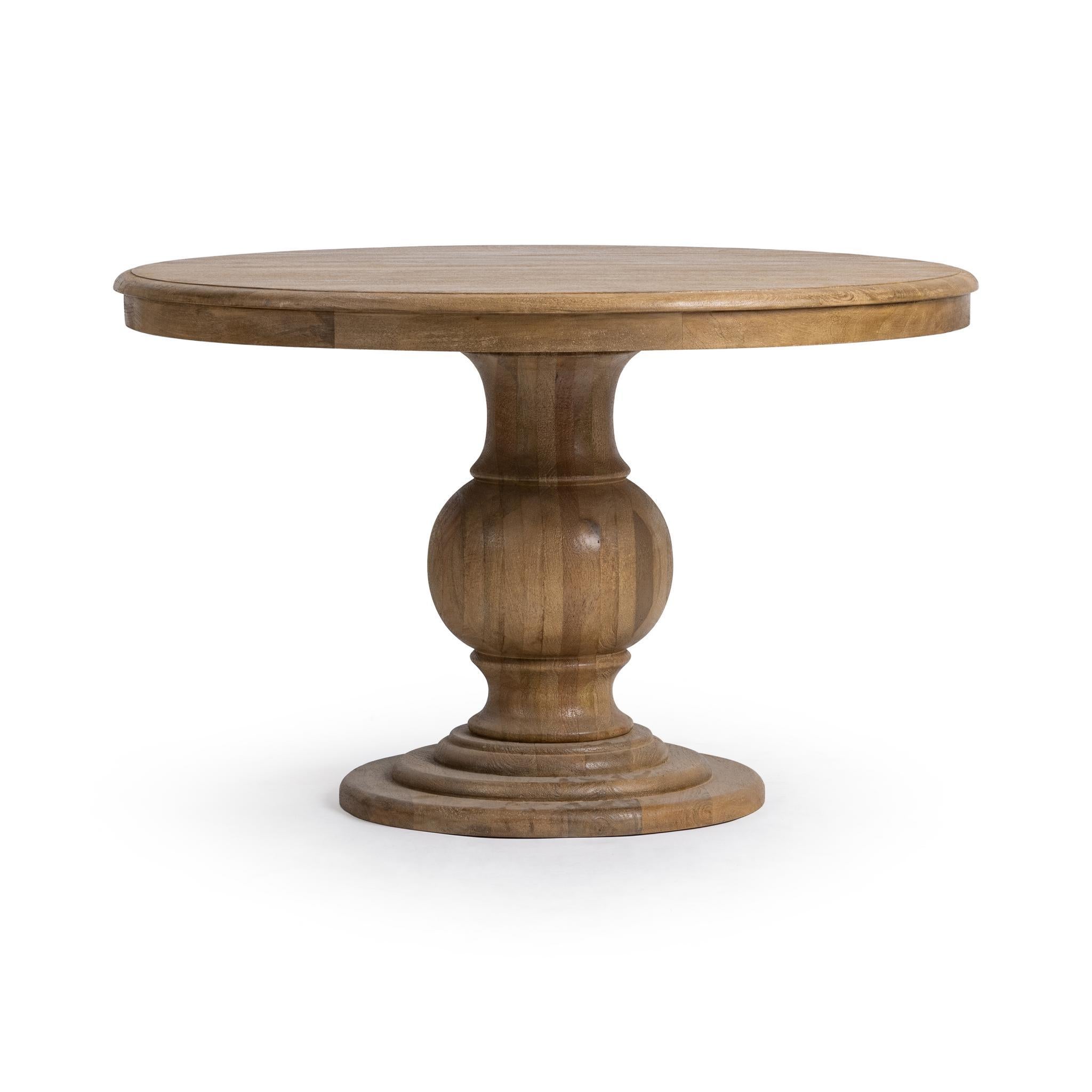 Brookside 48" Round Dining Table - Desert Sandwood