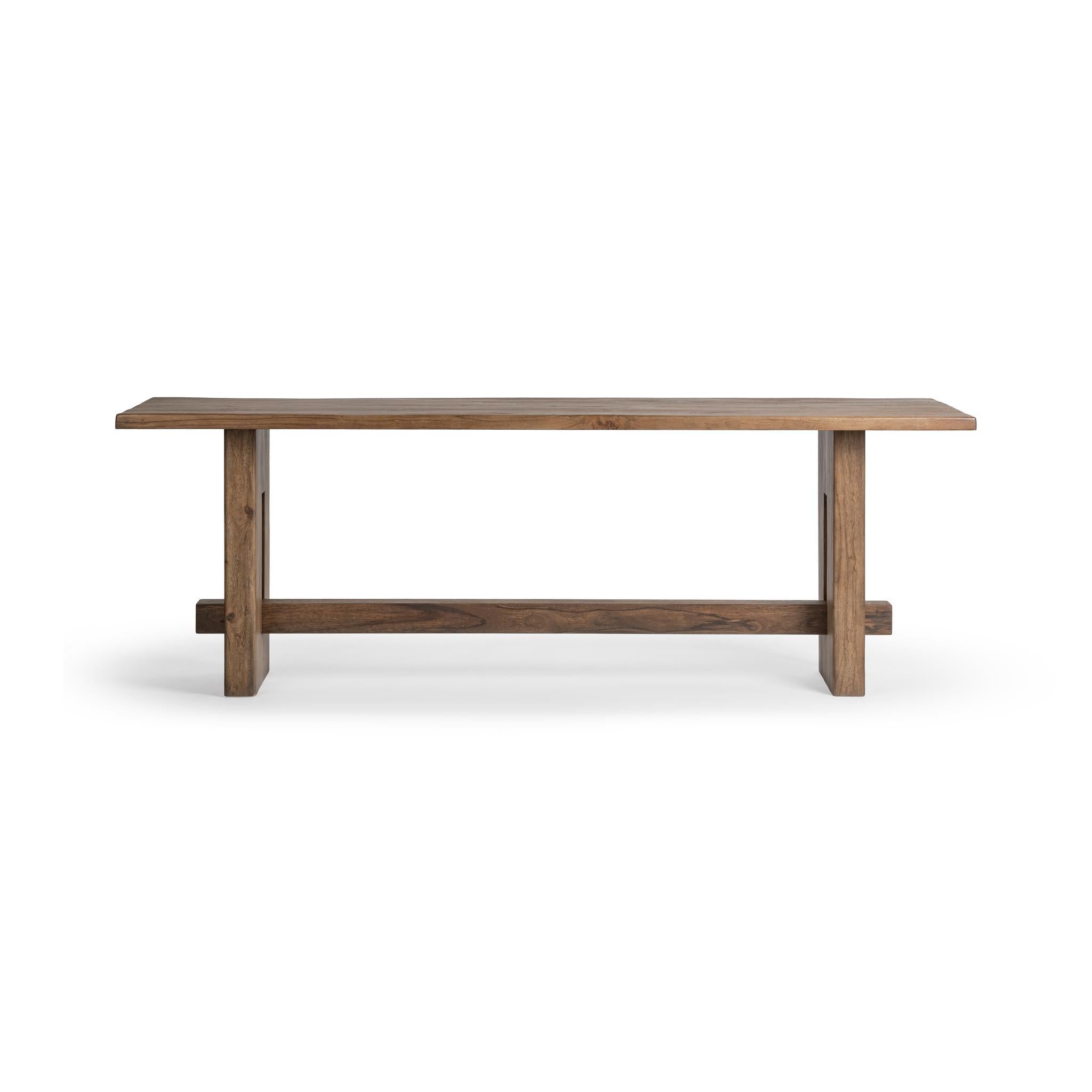 Mantova 104" Counter Table - Reclaimed Barnwood
