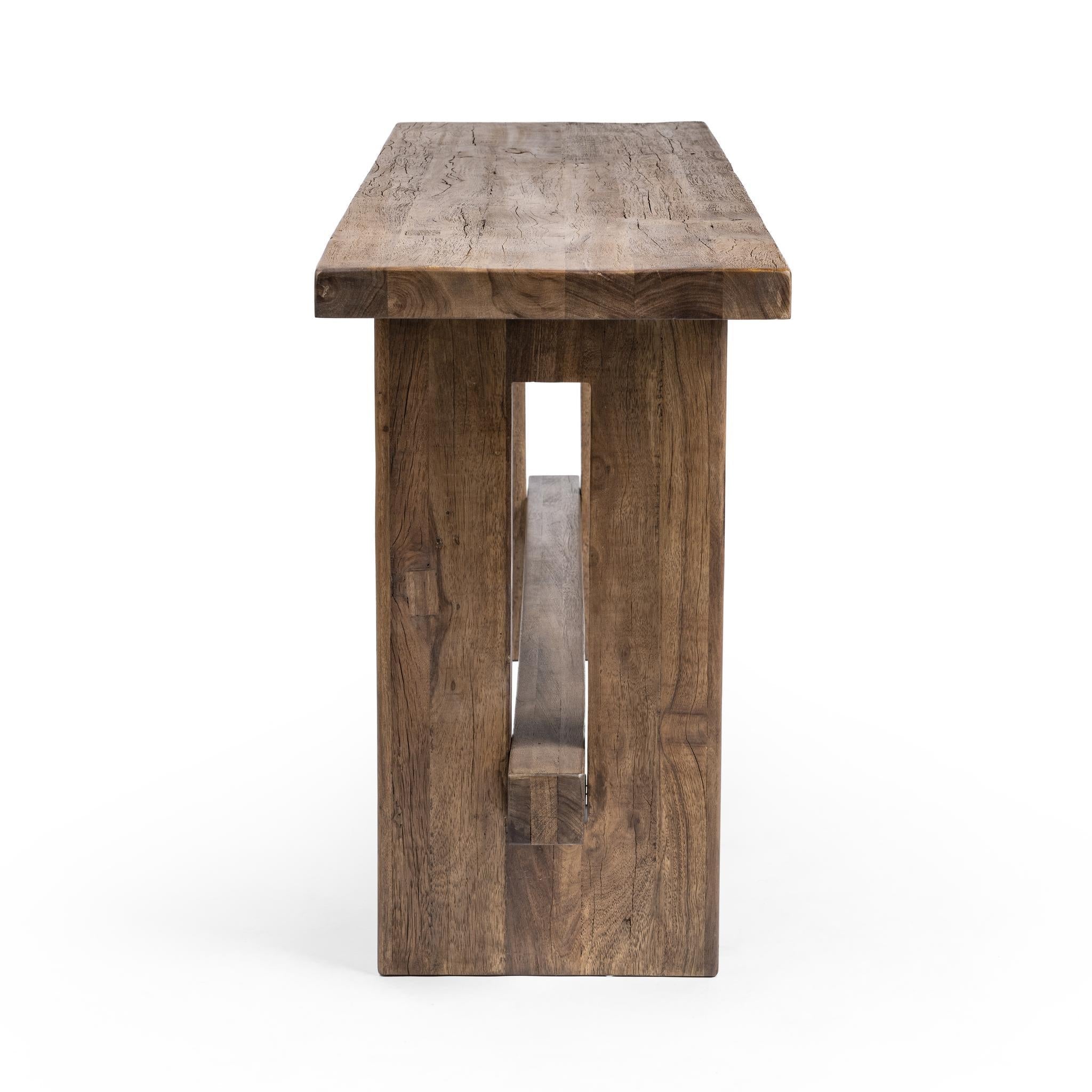 Mantova Console Table - Reclaimed Barnwood