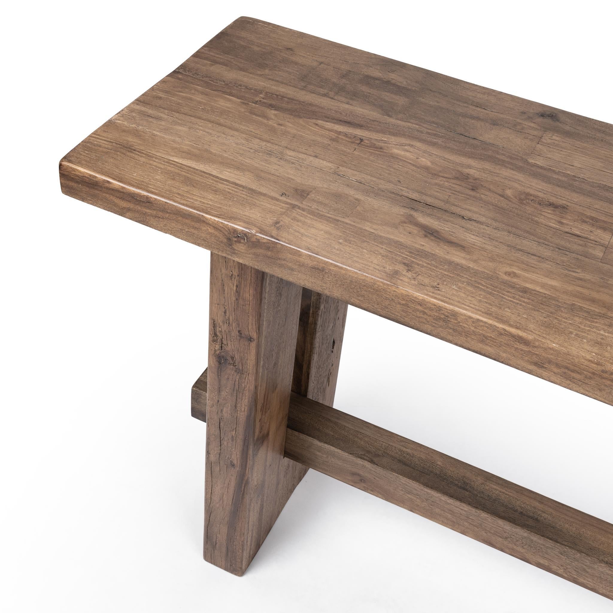 Mantova Console Table - Reclaimed Barnwood