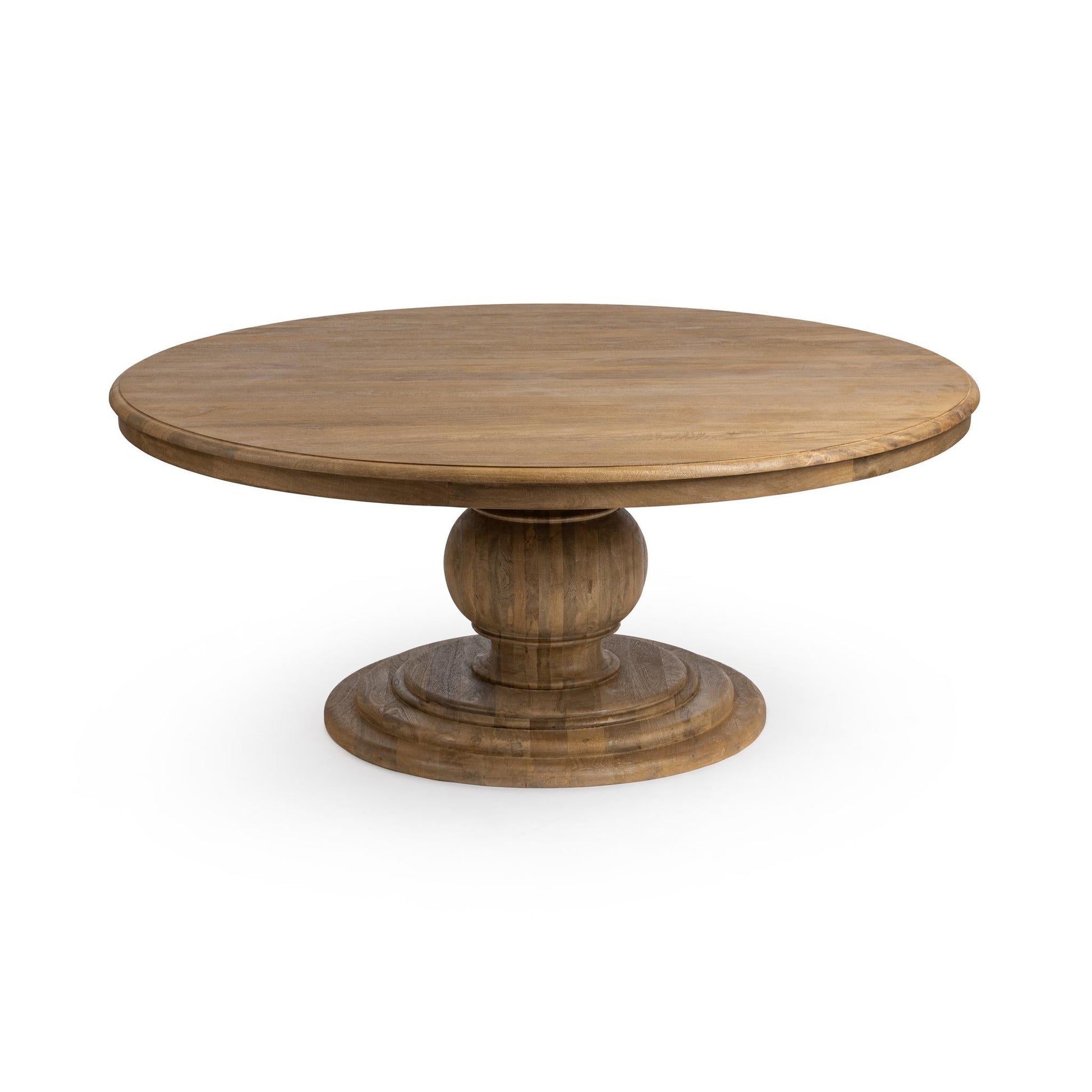 Brookside 72" Round Dining Table - Desert Sandwood