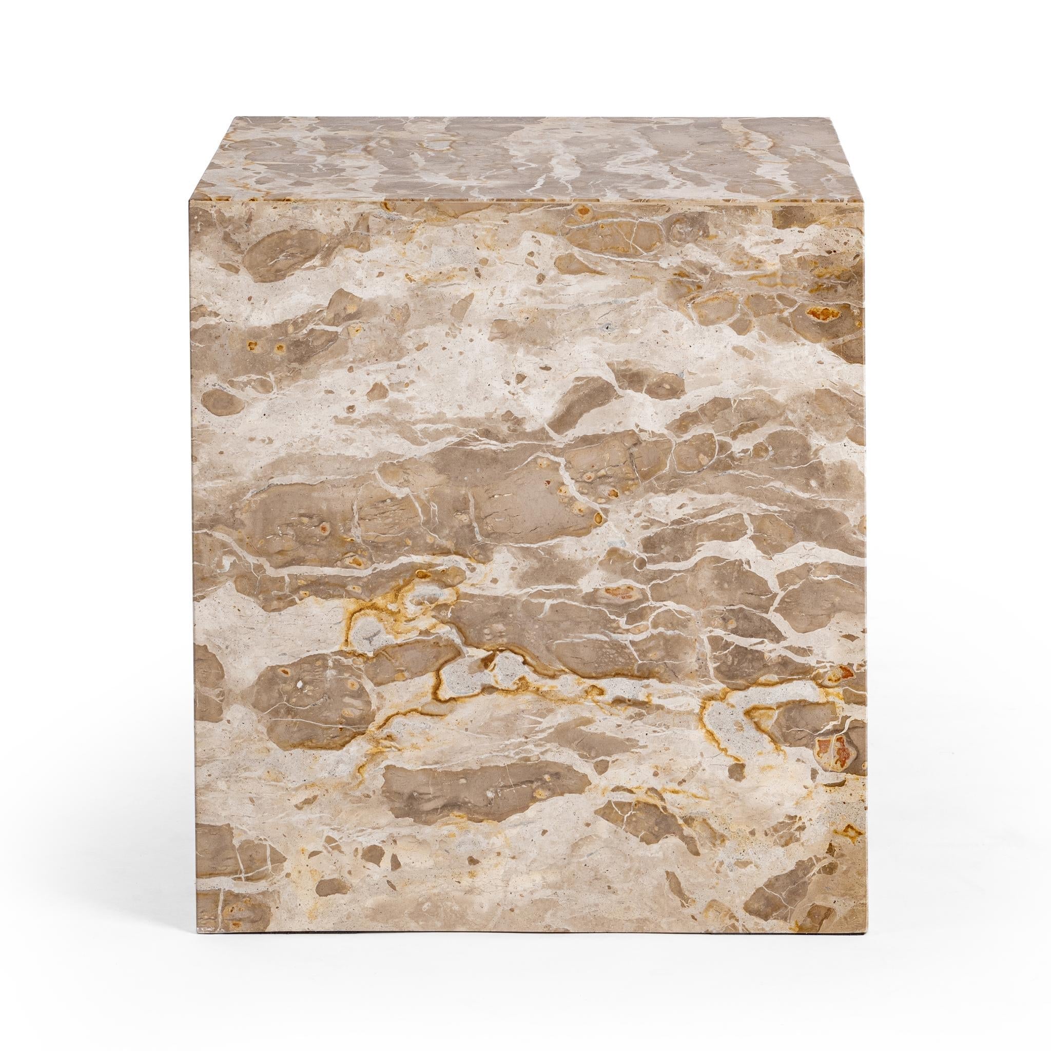 Jaylani Square End Table - Desert Drift