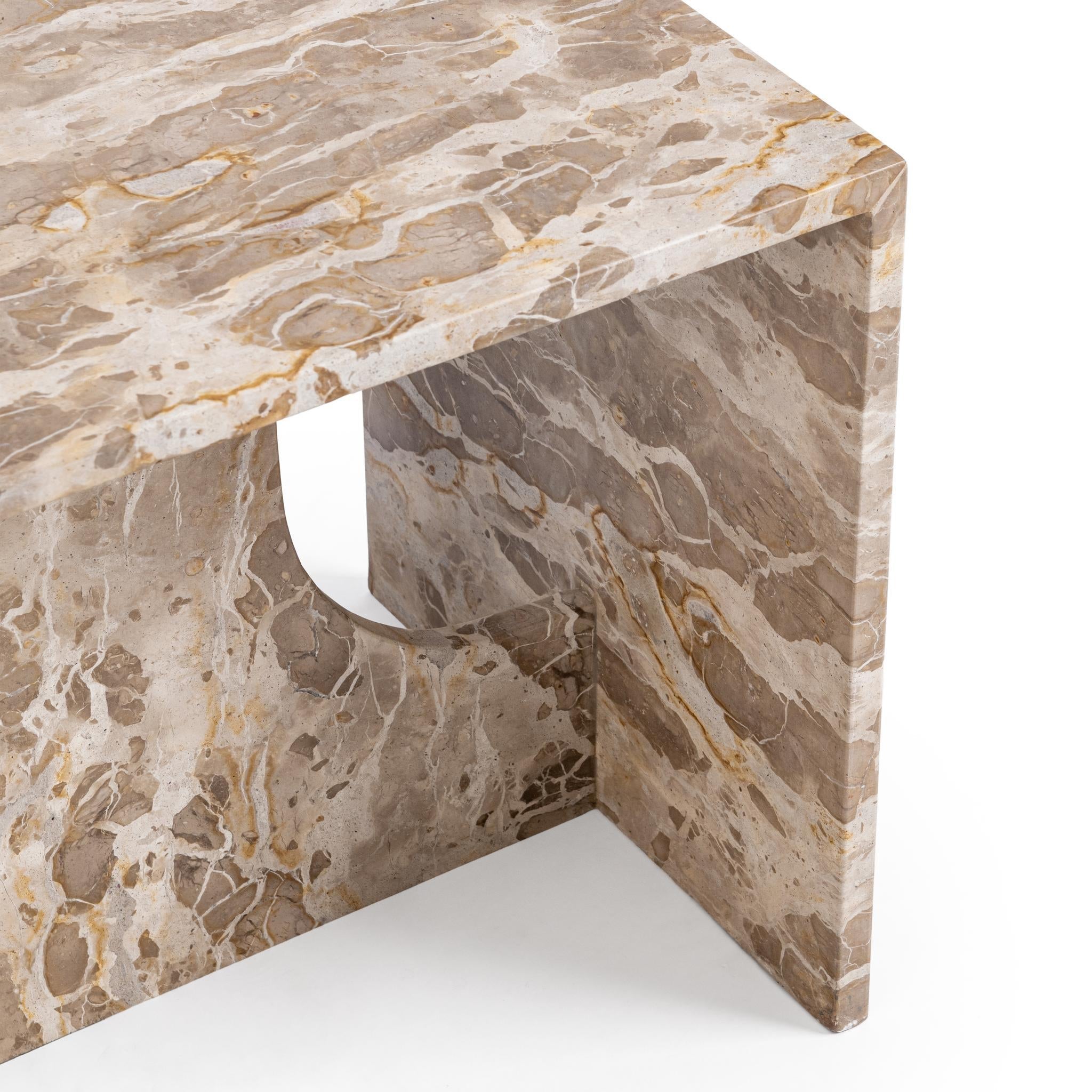 Jaylani Square End Table - Desert Drift