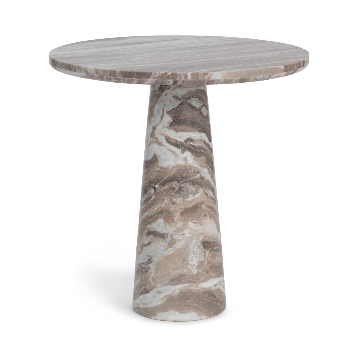 Alcove Dining Table - Milan Taupe / 30" / Round by Classic Home - view 2
