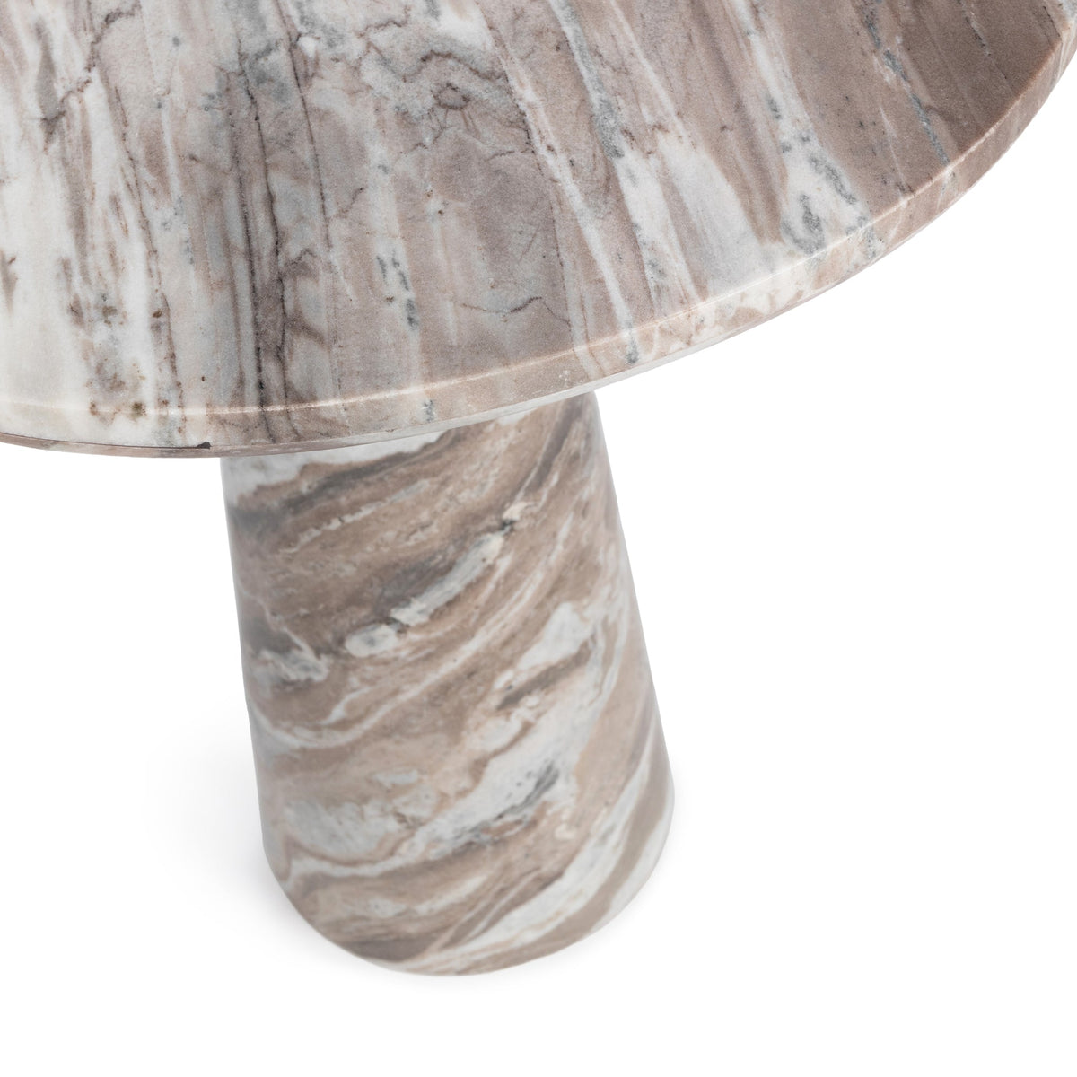 Alcove Dining Table - Milan Taupe / 30" / Round by Classic Home - view 4